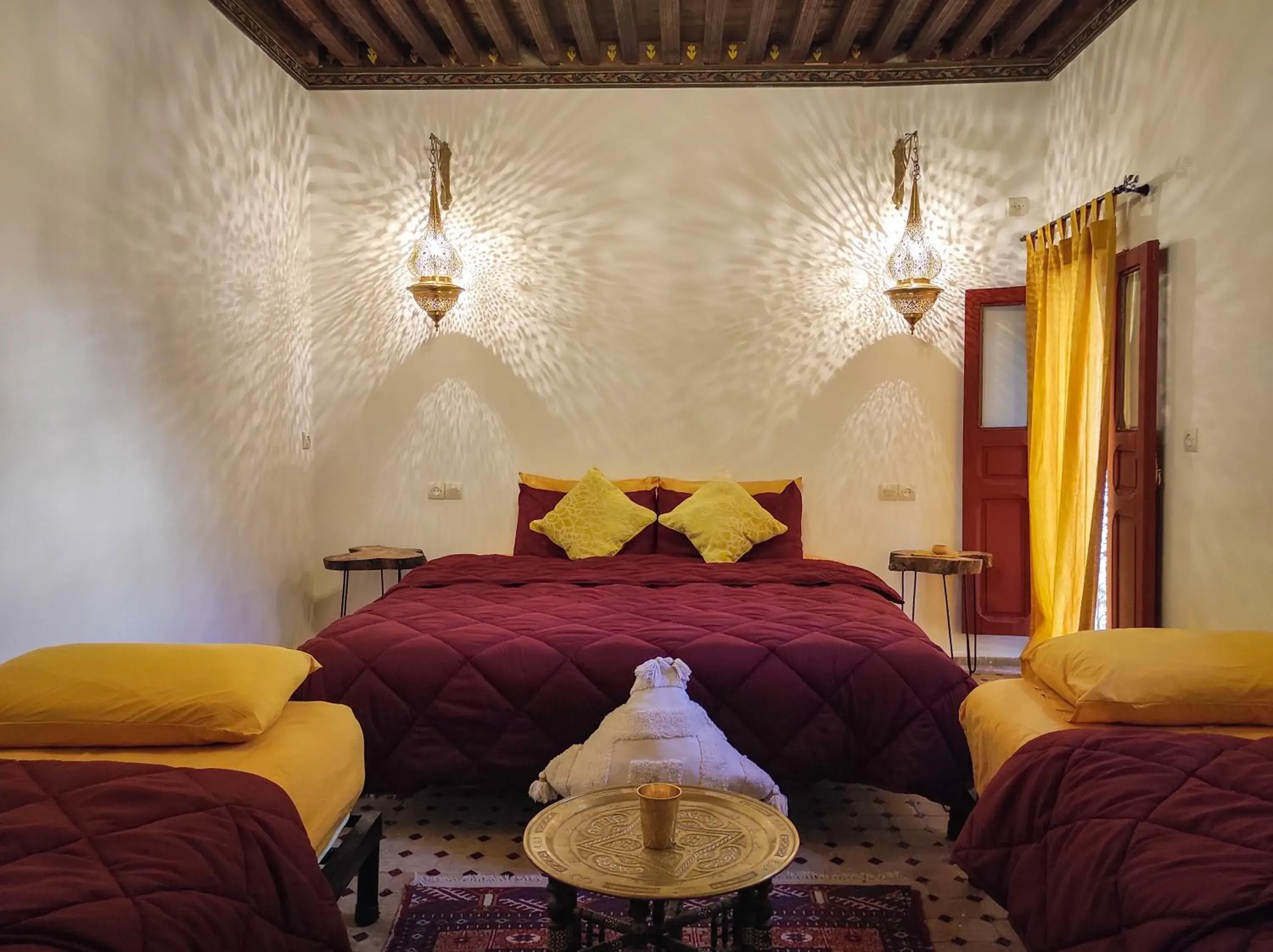 Quadruple Room with Garden View in Dar Naima Quadruple Room with Garden View in Dar Naima