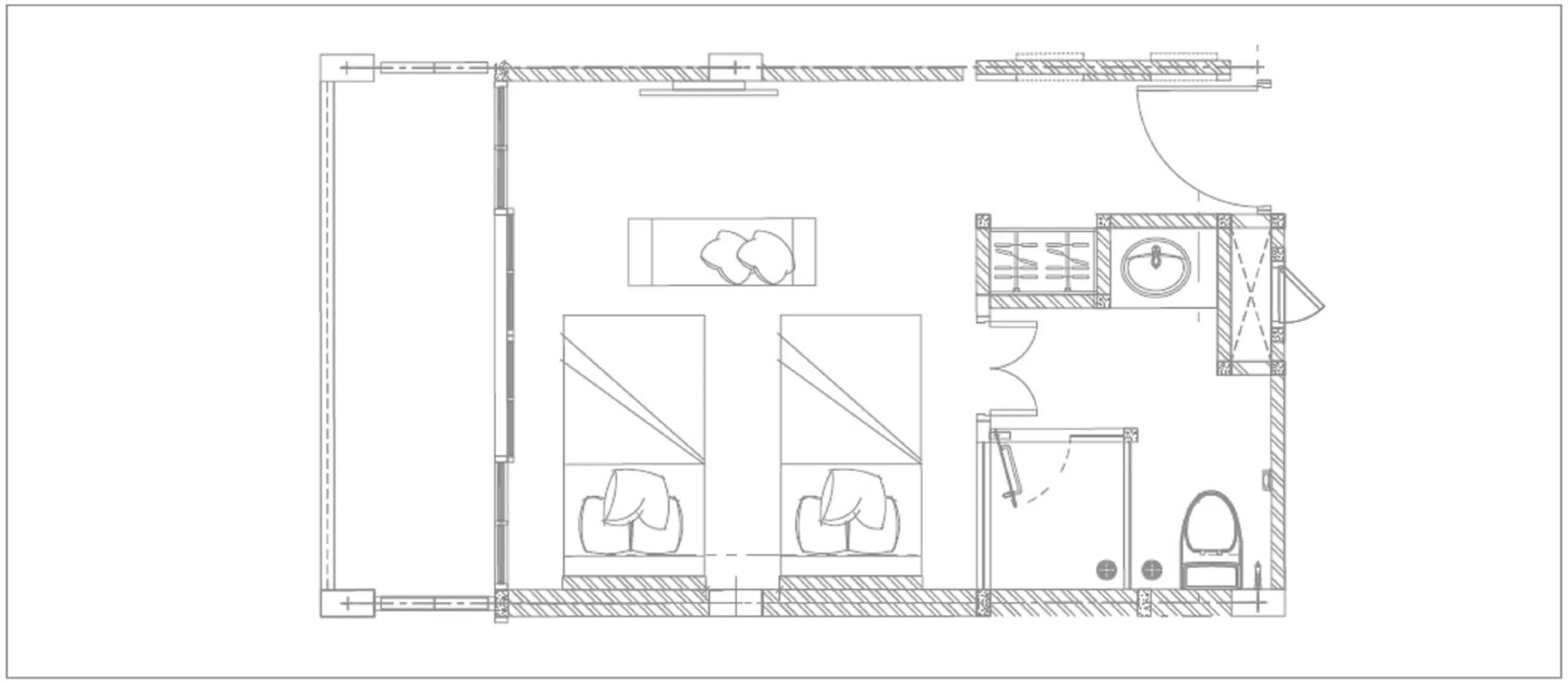 Floor plan in Lanna Oriental Hotel