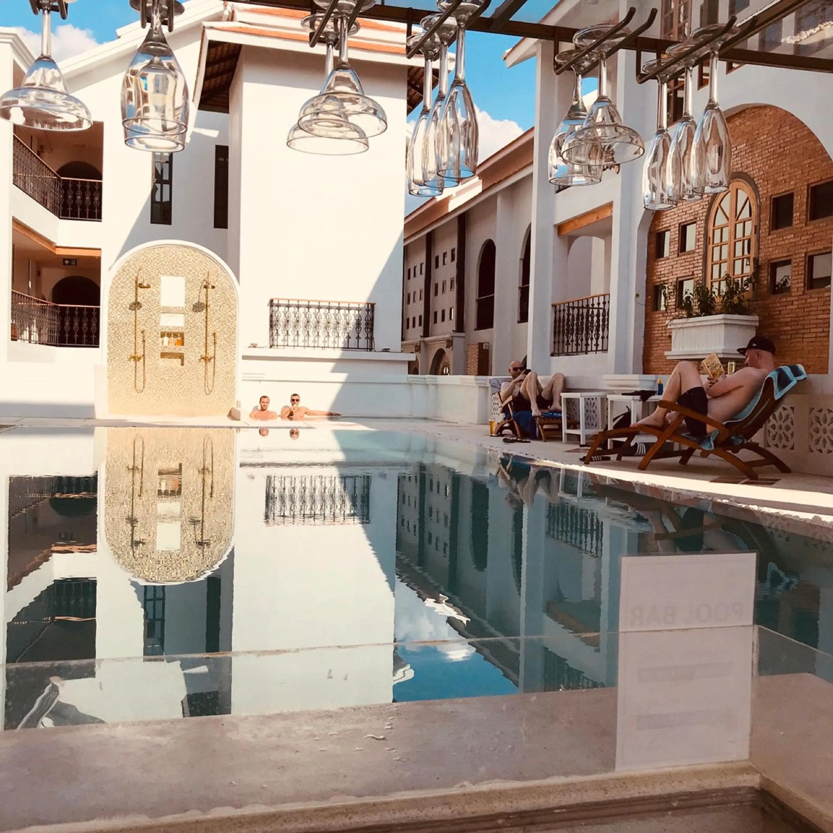 Pool view in Lanna Oriental Hotel