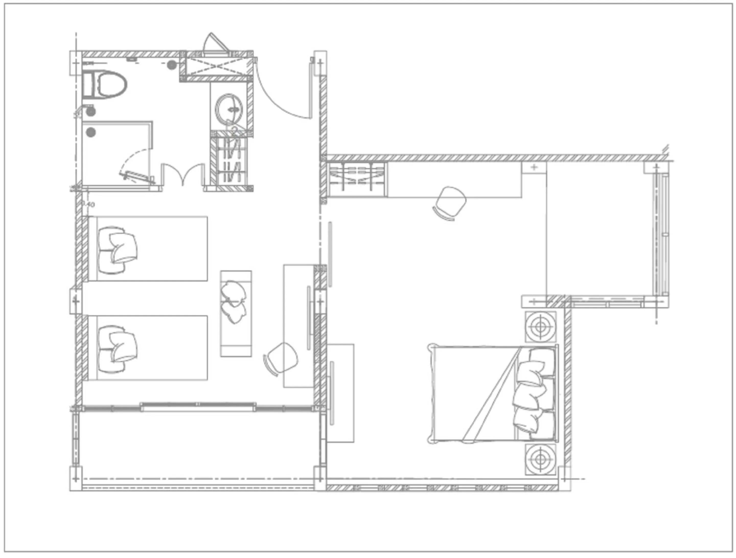 Floor plan in Lanna Oriental Hotel