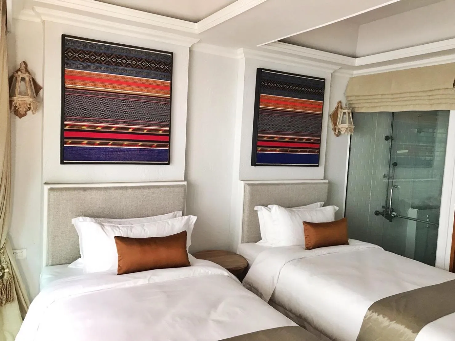 Bed in Lanna Oriental Hotel