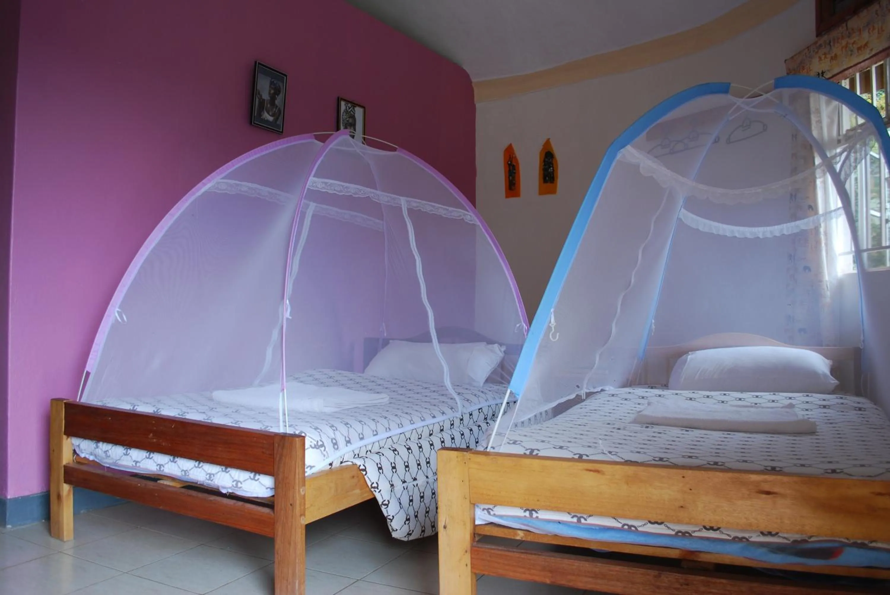 Bed in Crater Bay Cottages