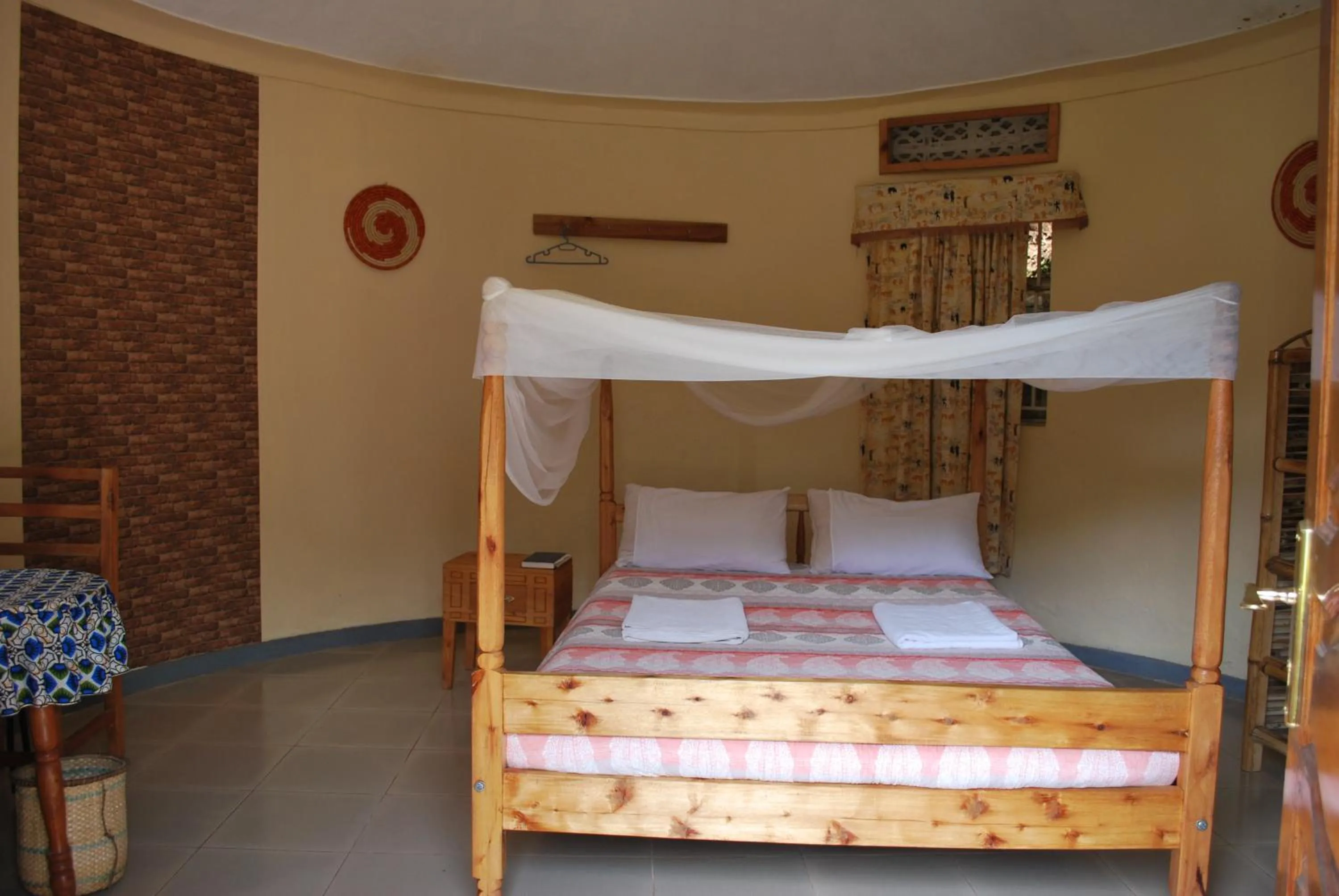 Bed in Crater Bay Cottages