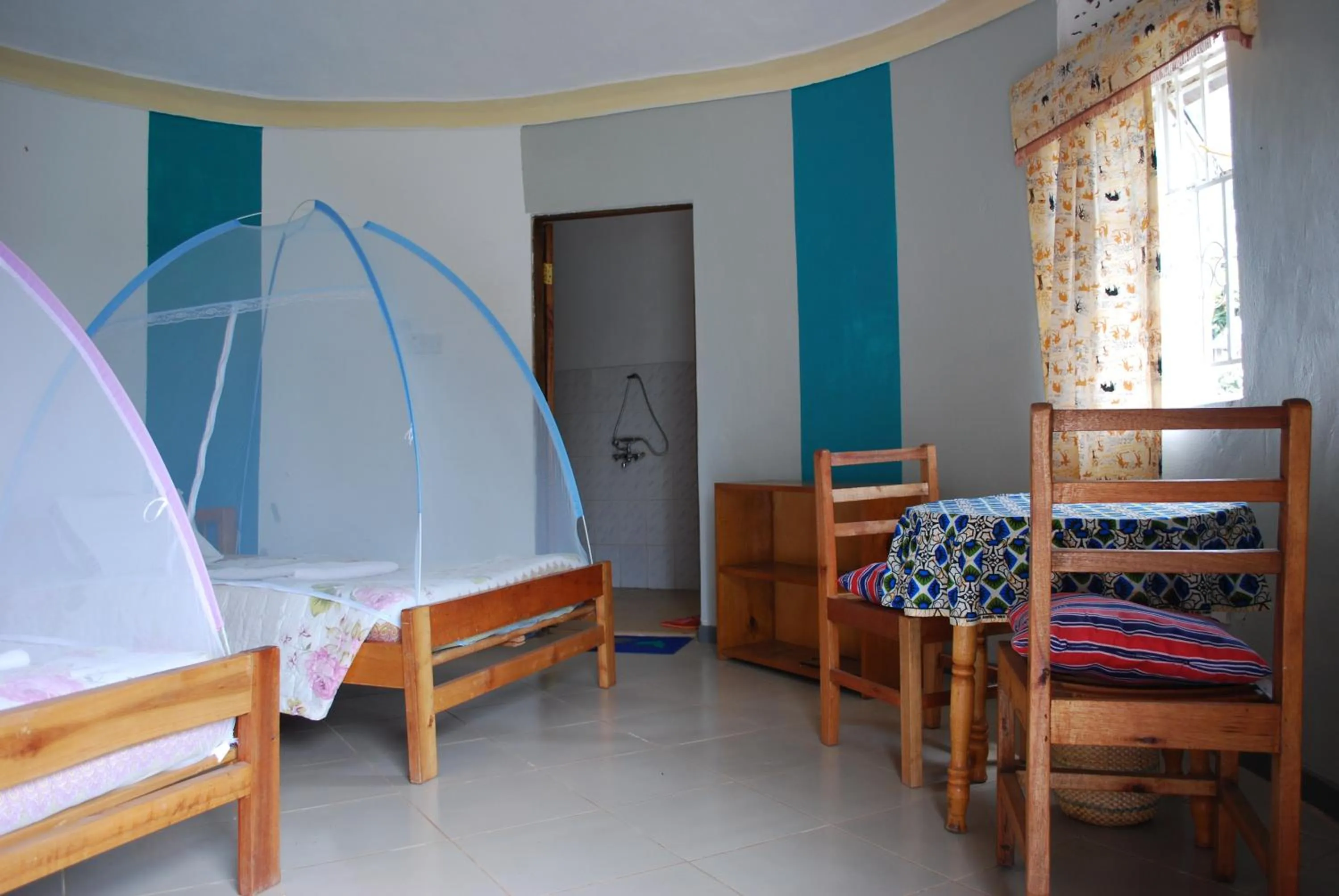 Bed in Crater Bay Cottages