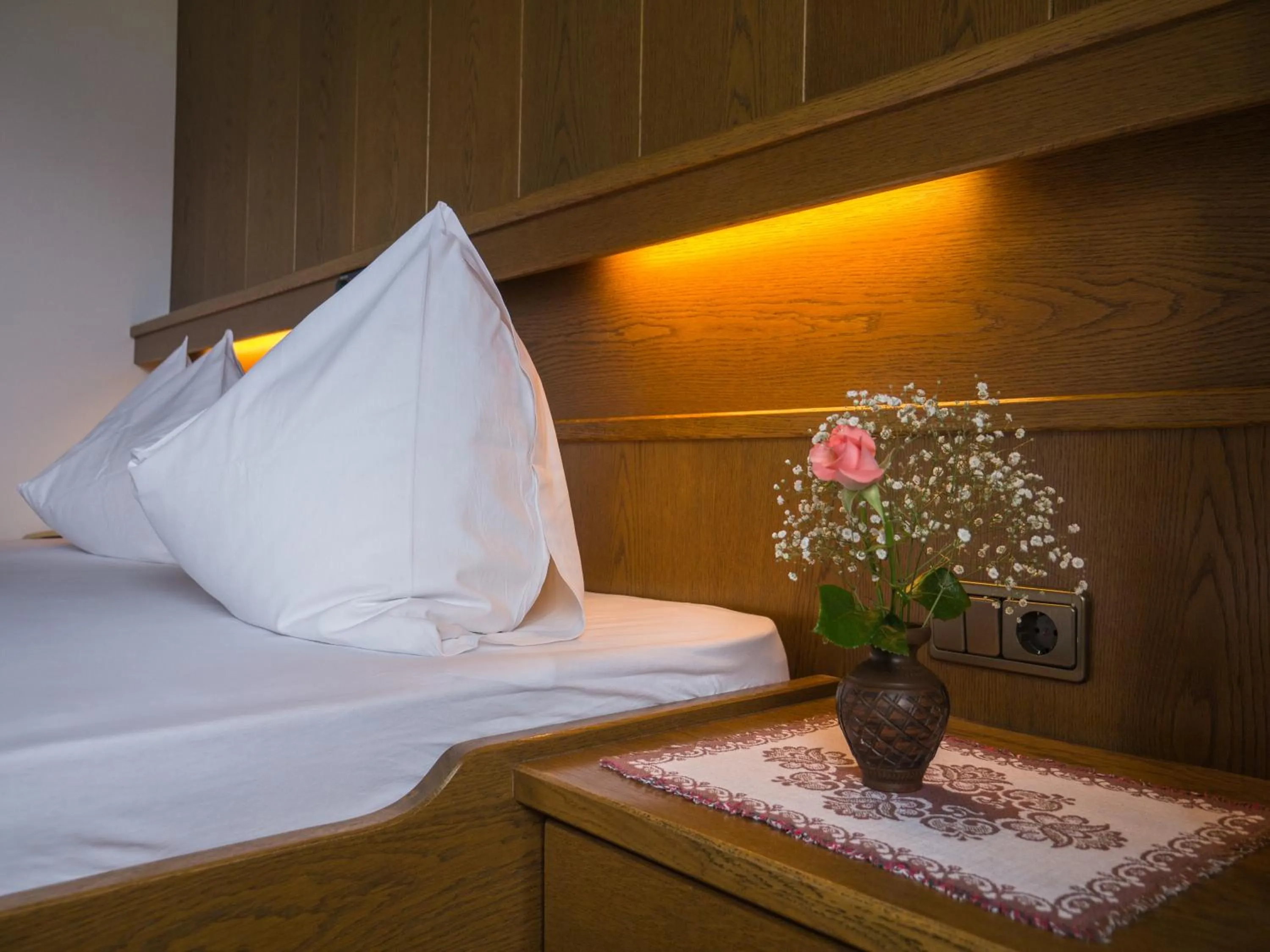 Decorative detail, Bed in Guesthouse Pension Grafenstein