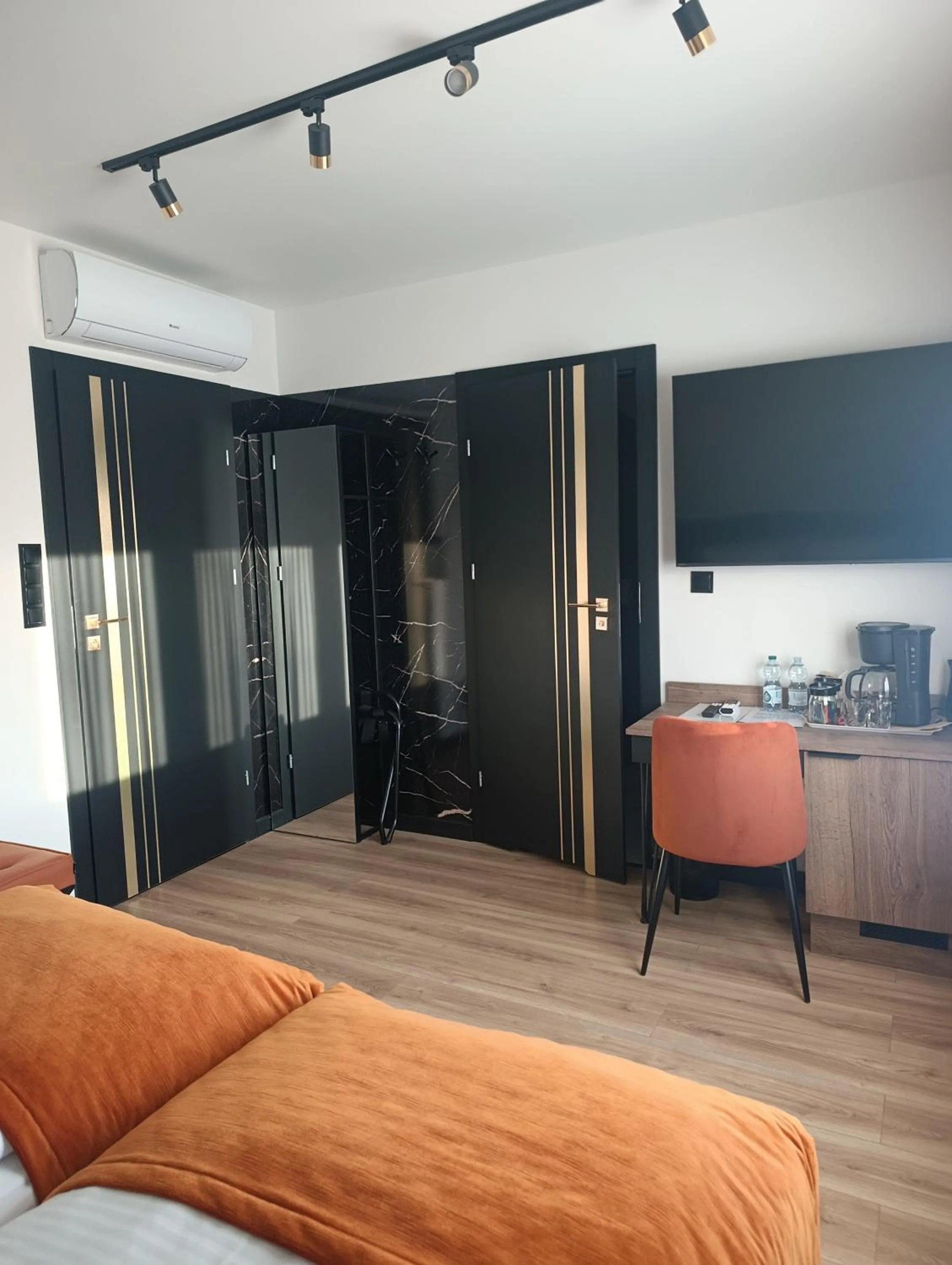 Bed in Hotel Chrobrego9