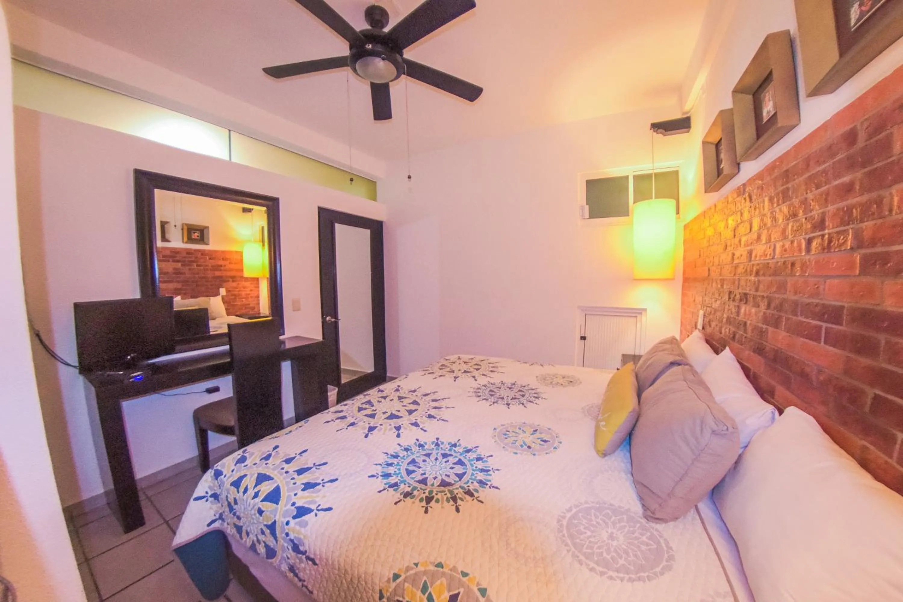 Bed in Hotel Suites Nadia Puerto Vallarta