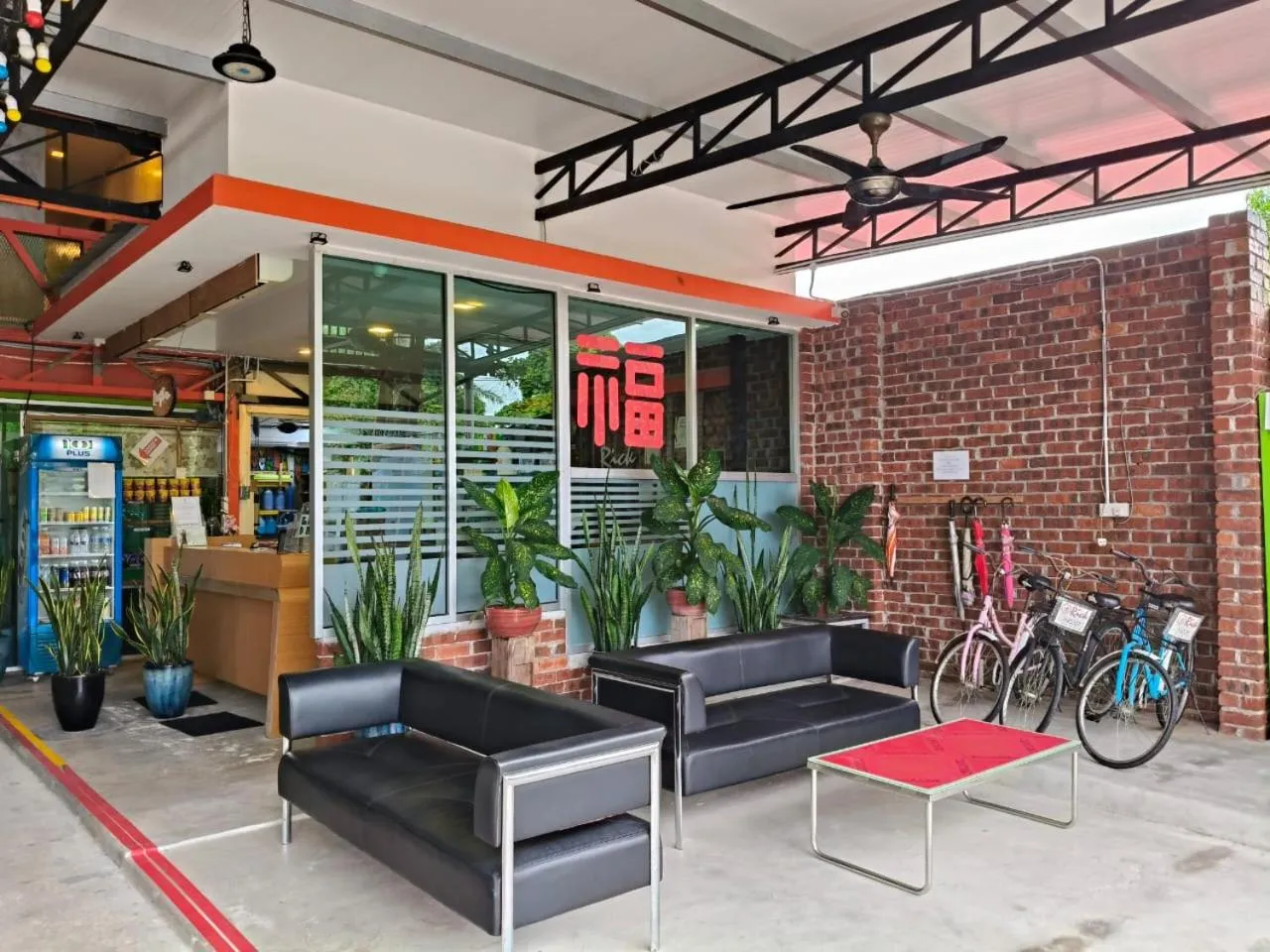 Seating area in Rick Resort Teluk Intan