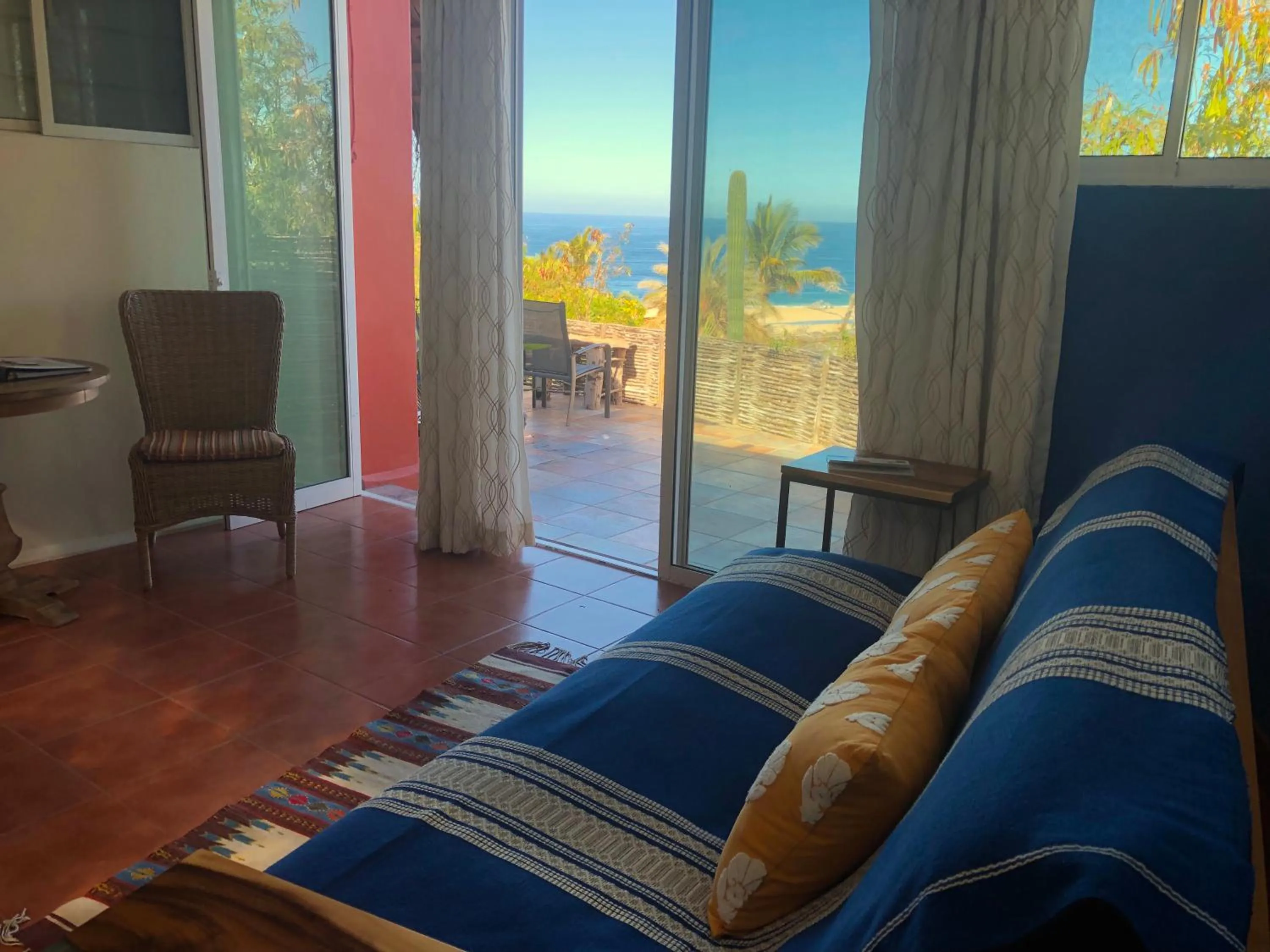 Living room in Los Colibris Casitas