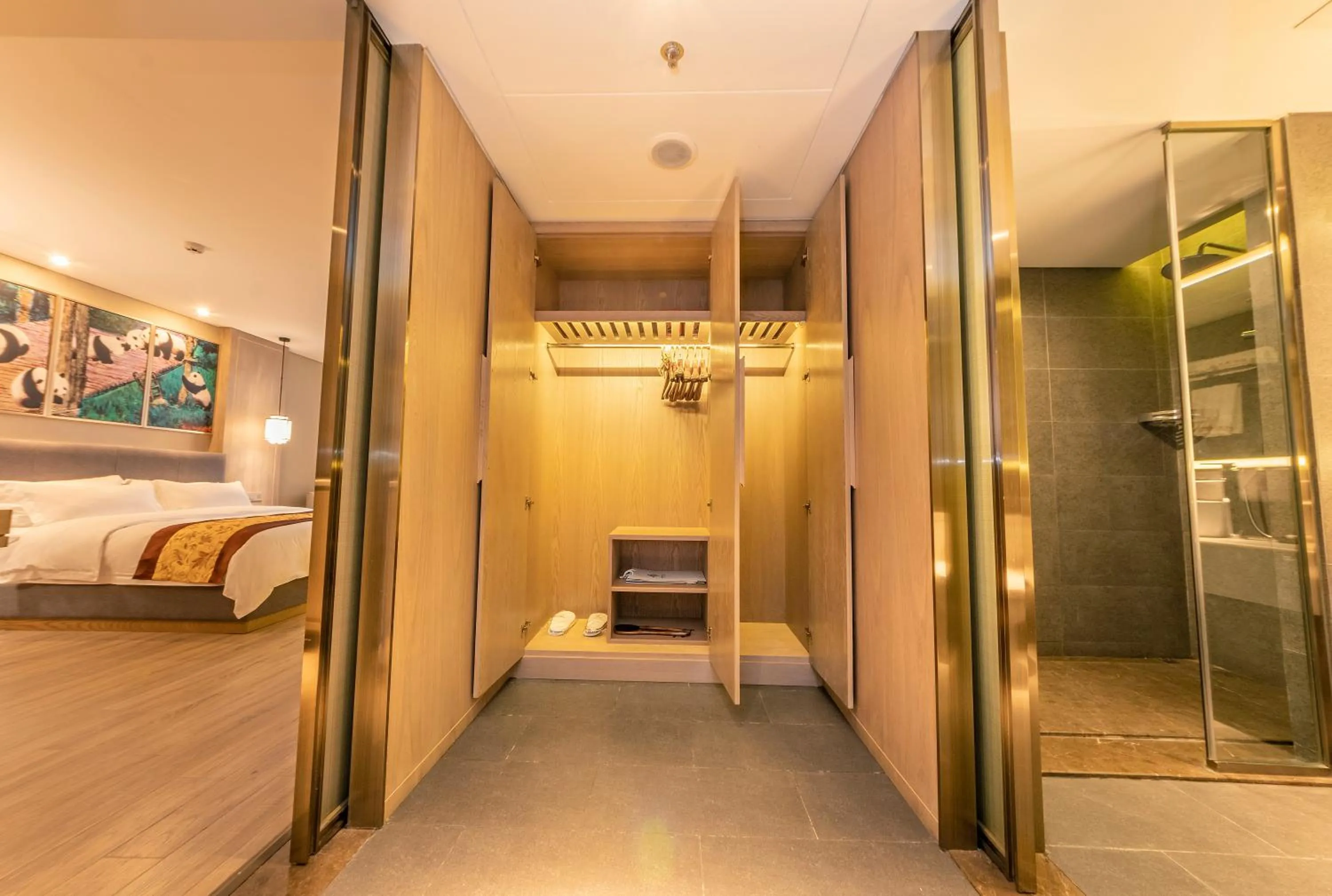wardrobe in Chengdu Jiuzhaigou Hotel