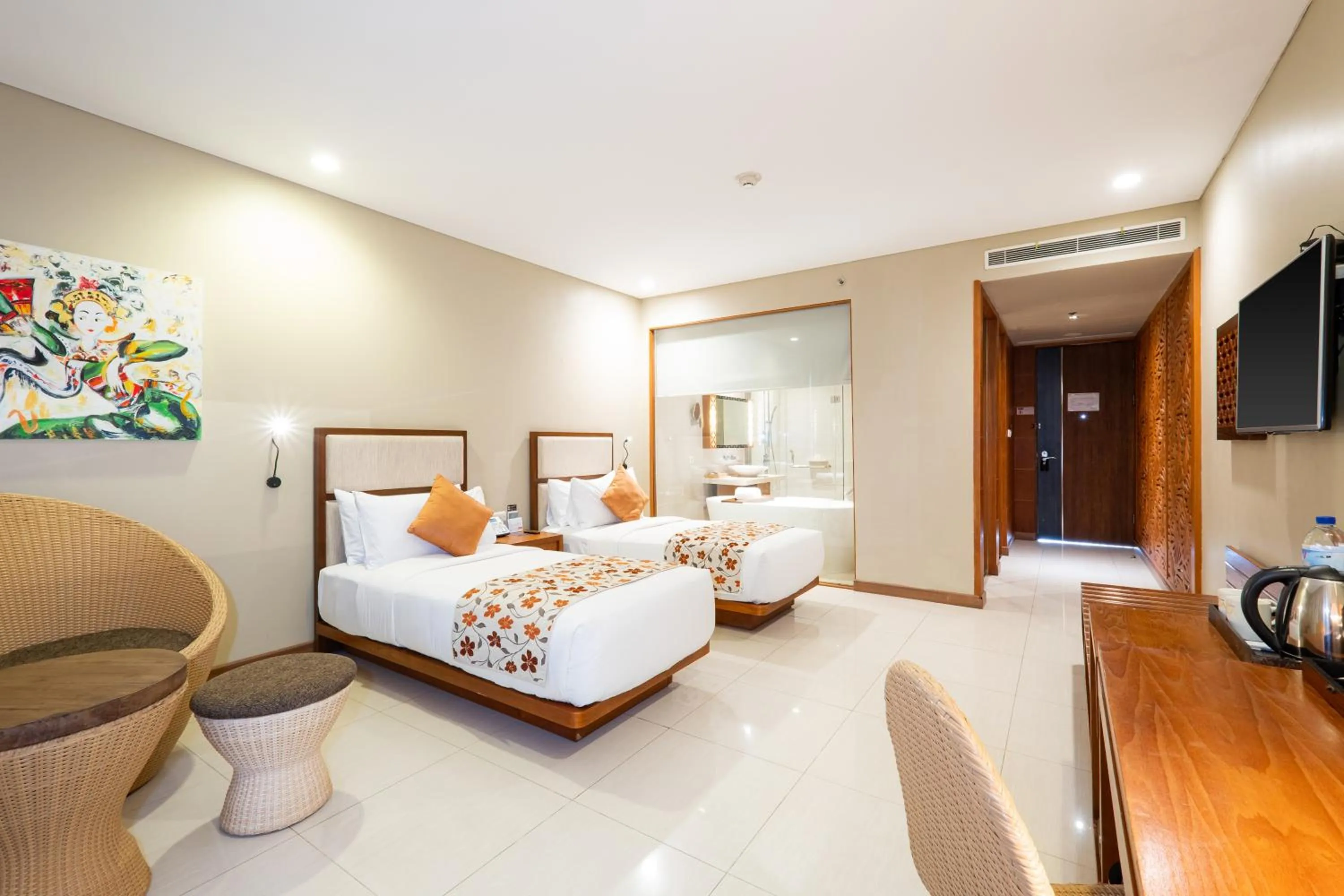 Bed in VOUK Hotel and Suites Nusa Dua Bali