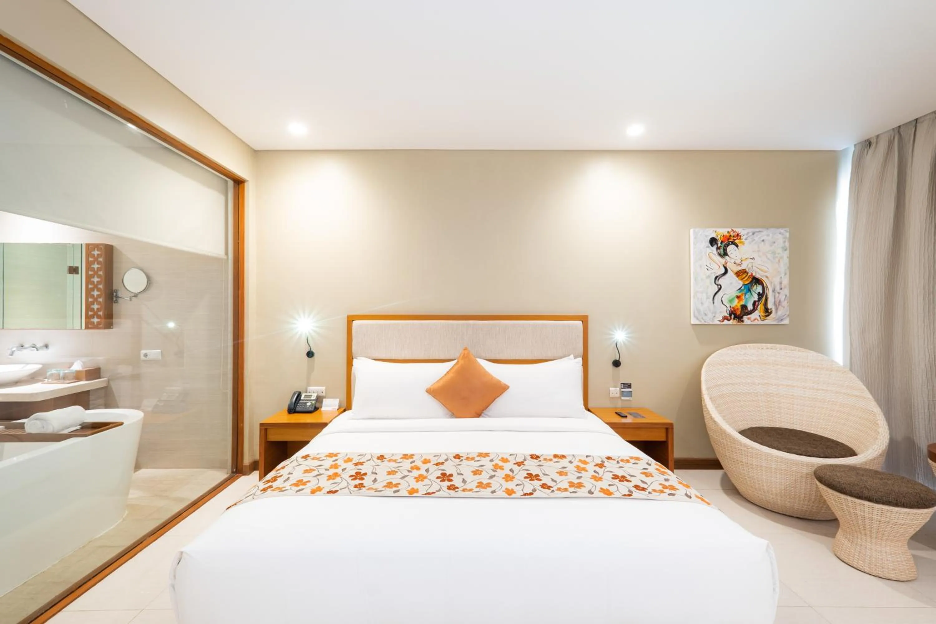 Bed in VOUK Hotel and Suites Nusa Dua Bali