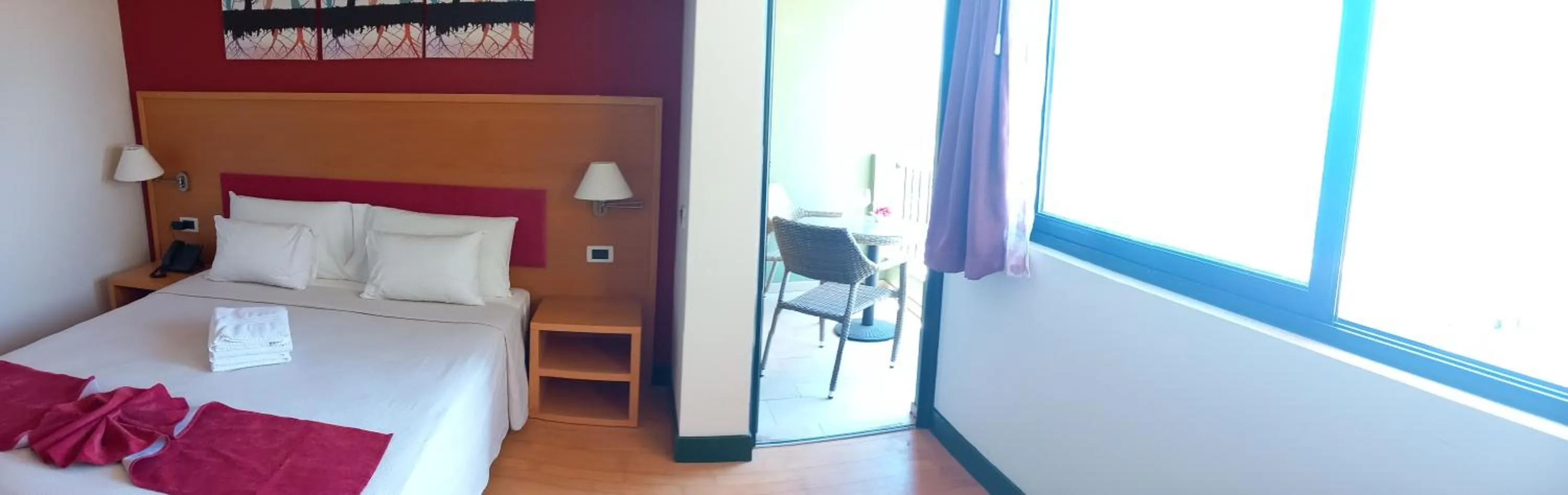 View (from property/room), Bed in Pombas Brancas Resort