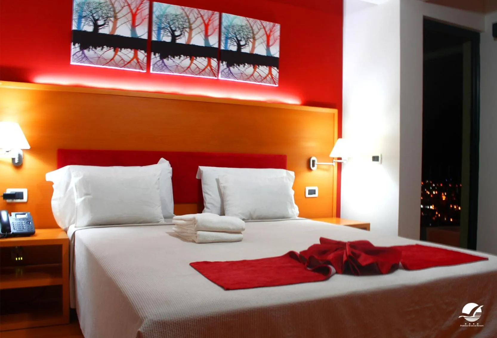 View (from property/room), Bed in Pombas Brancas Resort