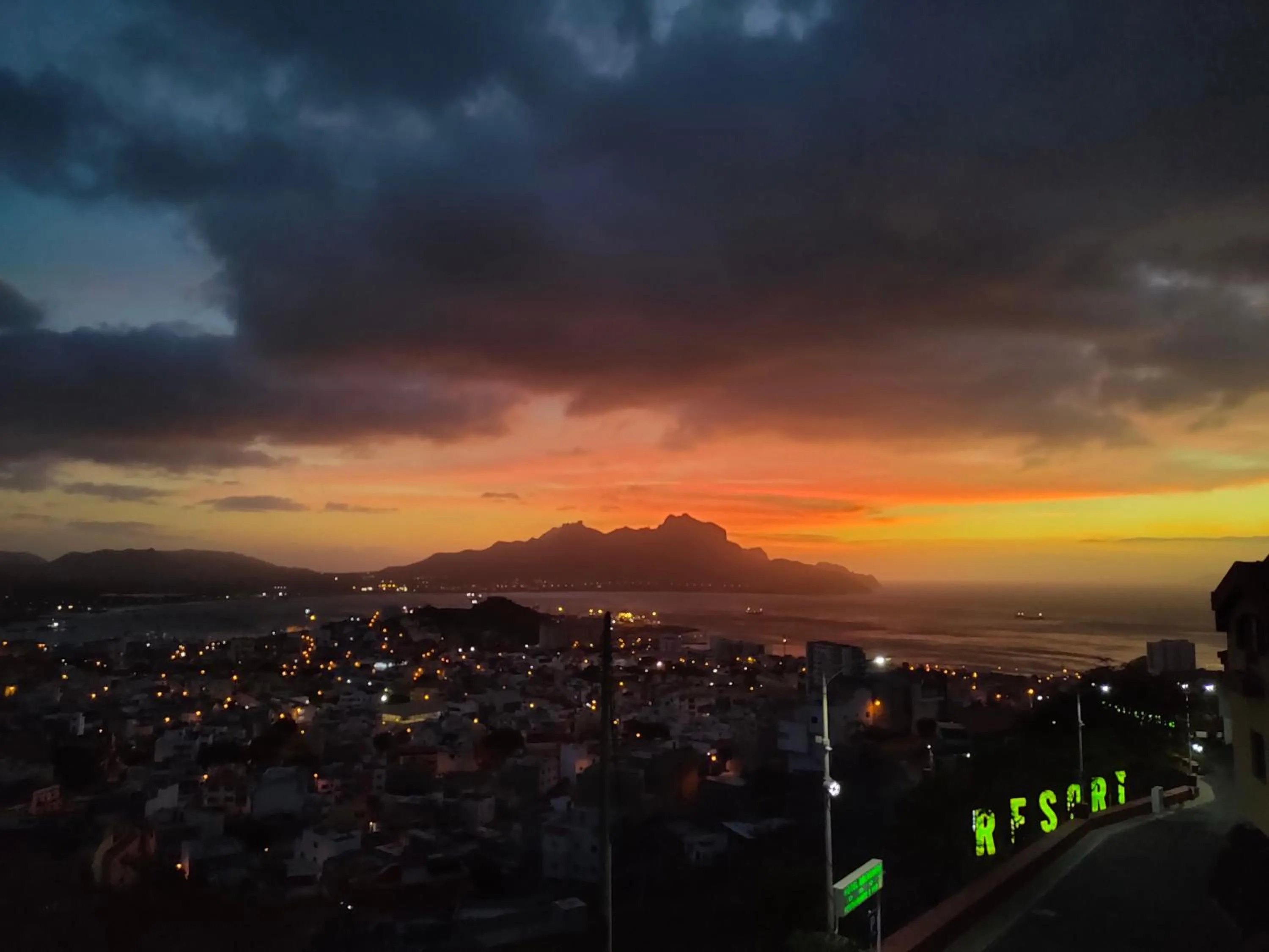 Sunset in Pombas Brancas Resort