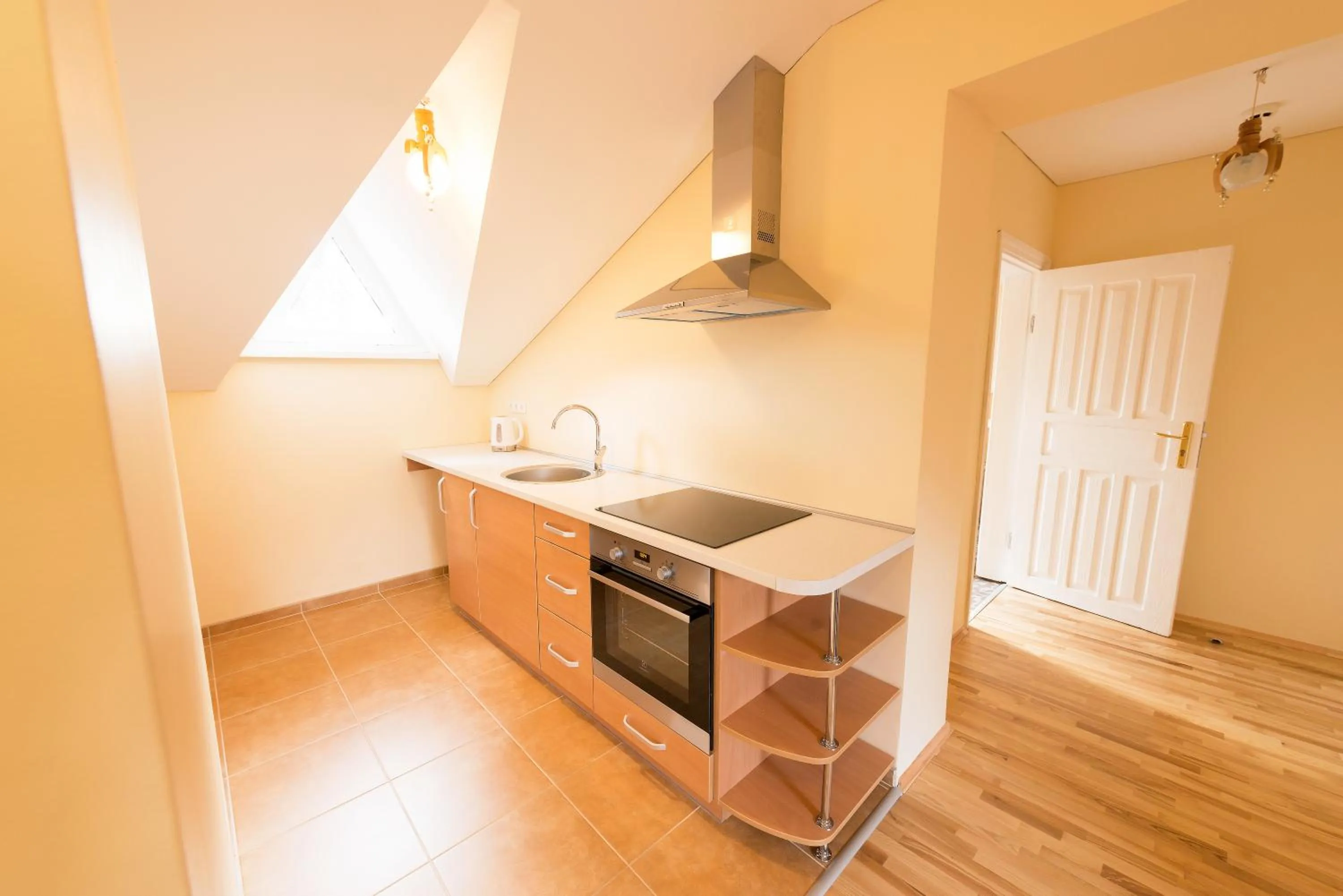 Kitchen or kitchenette in Hotel Vita