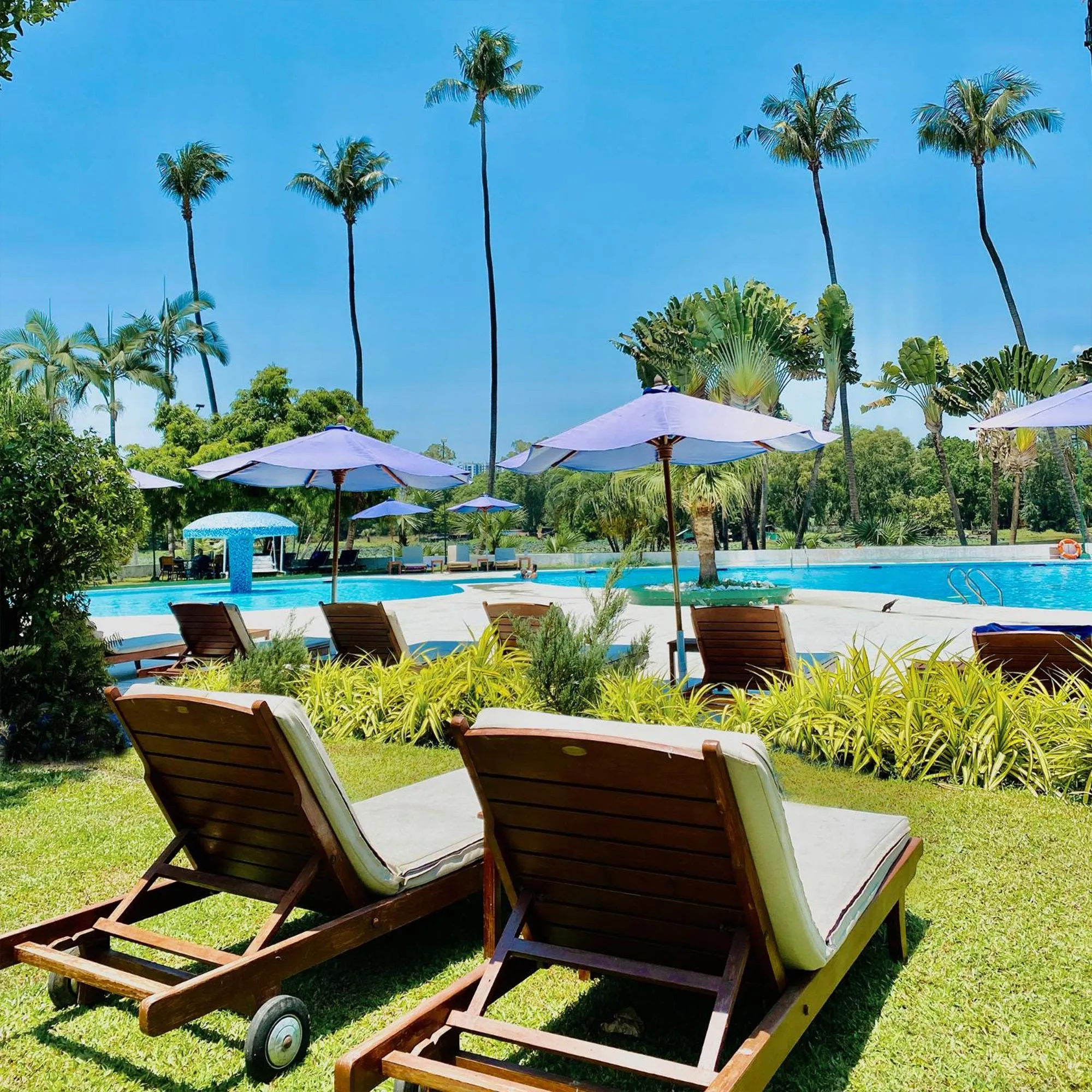 Natural landscape in Inya Lake Hotel Yangon