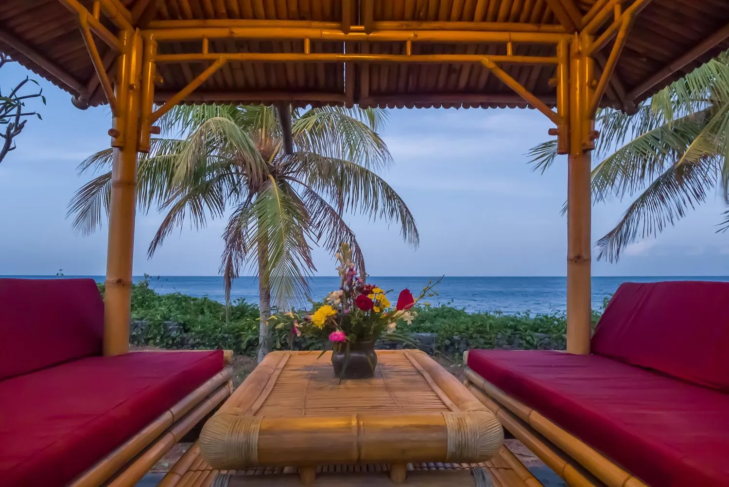 Patio in Toyabali-Resort, Boutique Beach Villas