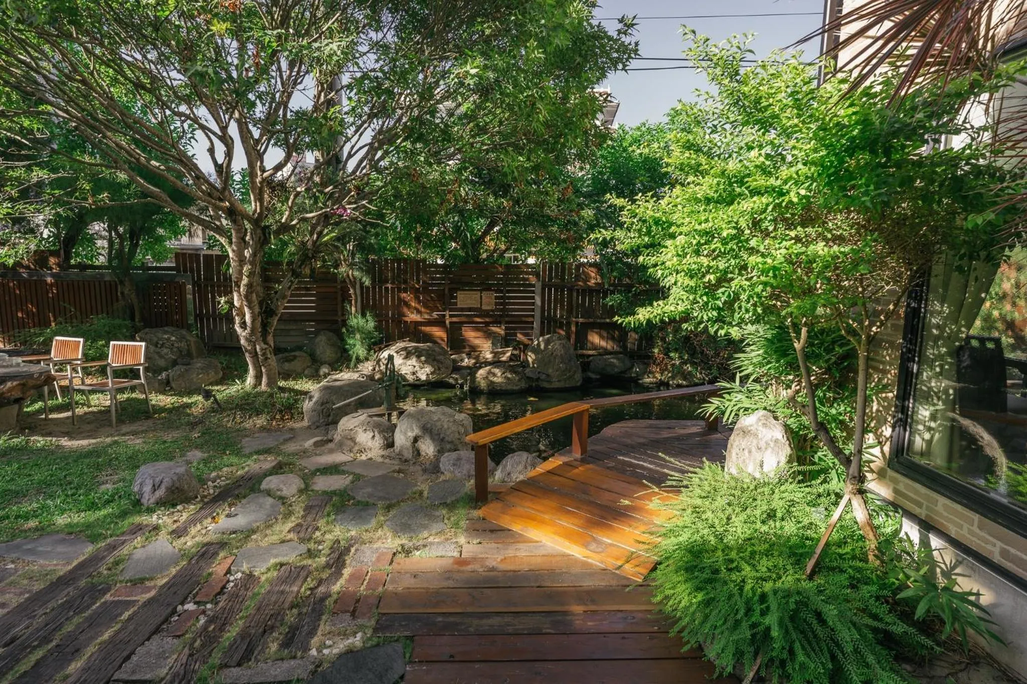 Patio in Cypress House