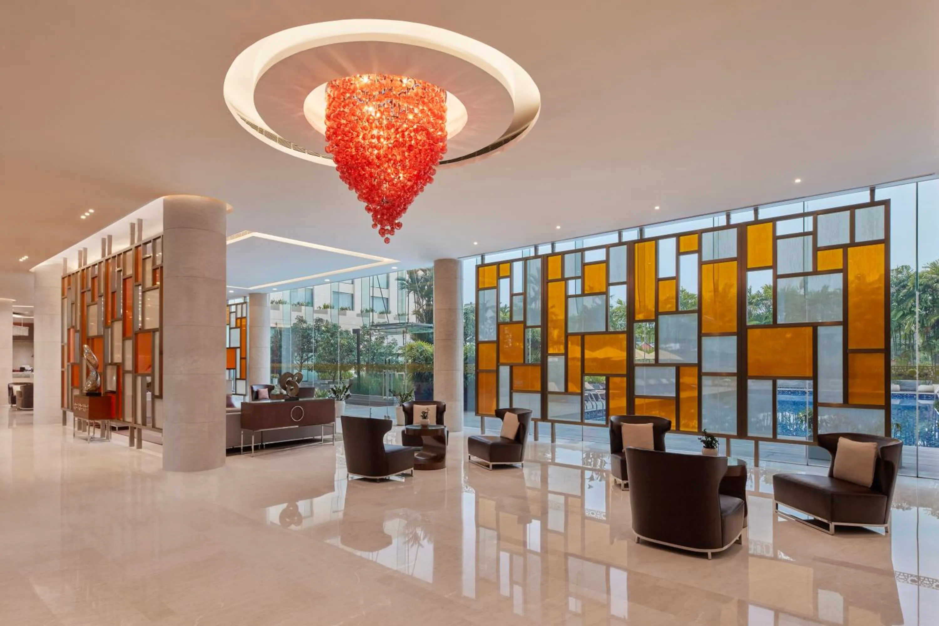 Lobby or reception in Courtyard by Marriott Kochi Airport