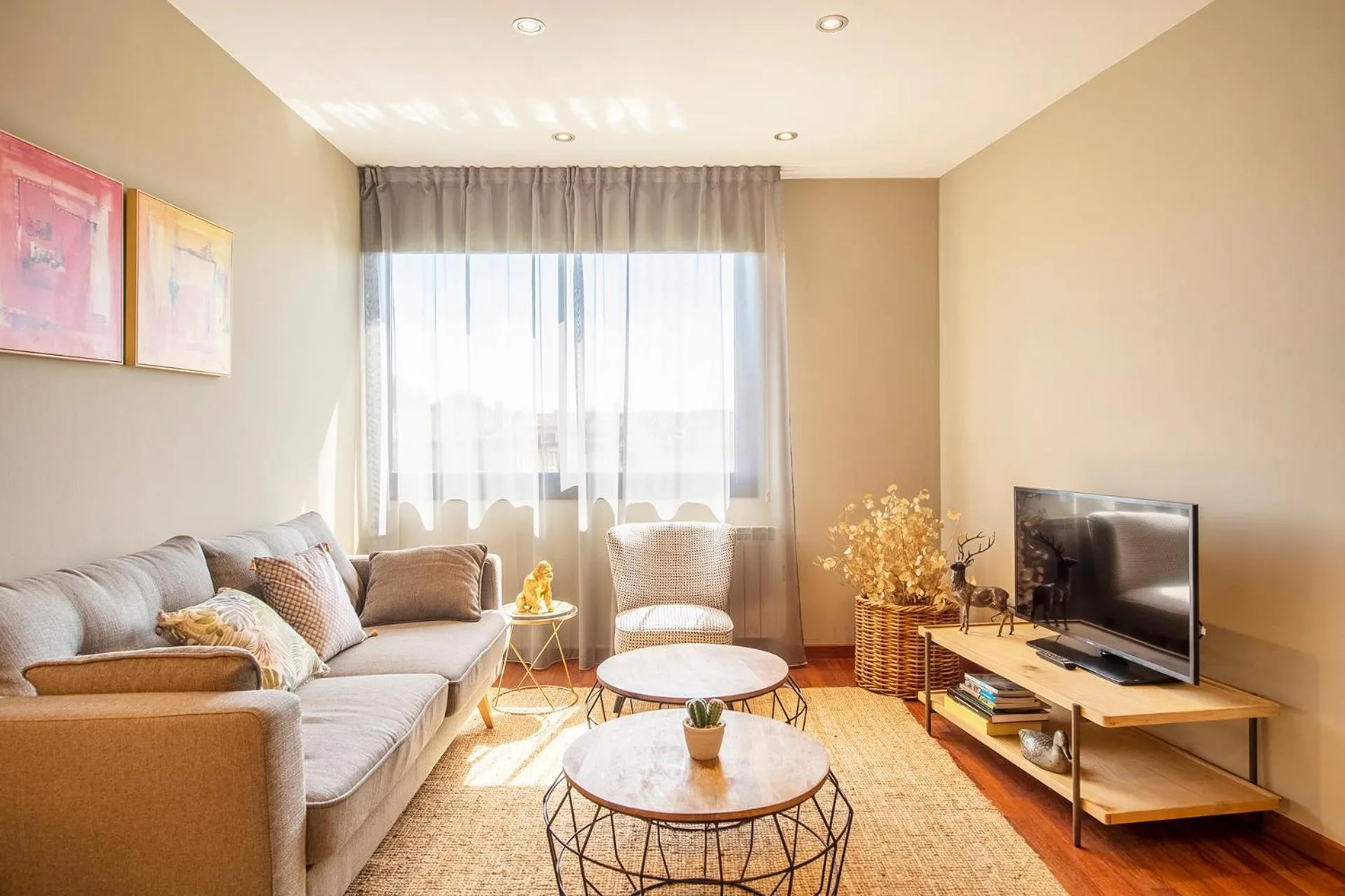 Living room in UP ROOMS BANYOLES