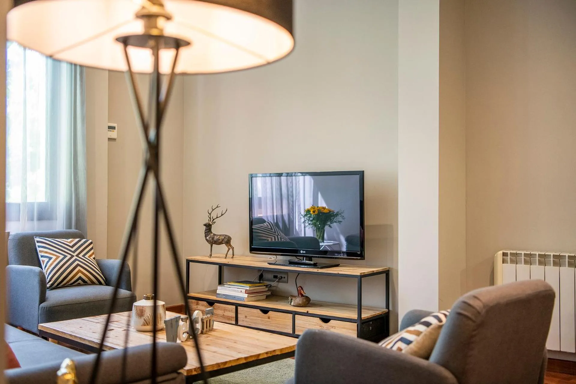 Living room in UP ROOMS BANYOLES