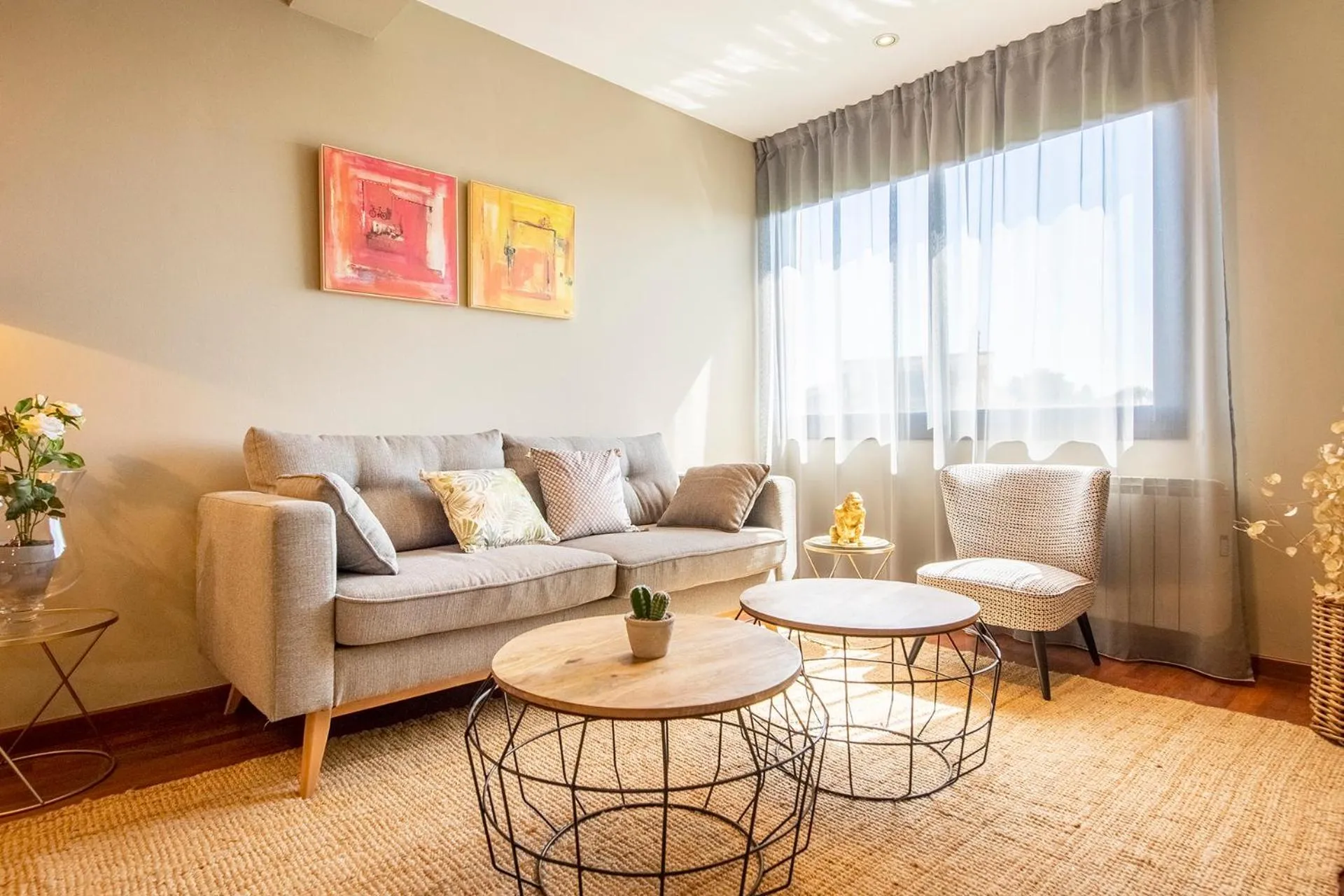 Living room in UP ROOMS BANYOLES