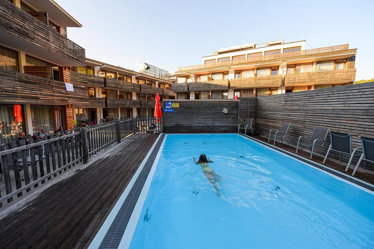 Swimming pool in Hotel Planai by Alpeffect Hotels