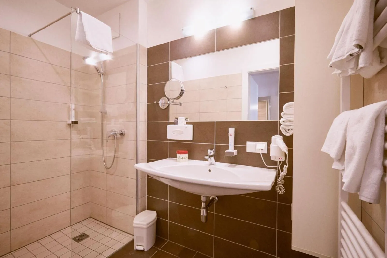 Shower in Hotel Planai by Alpeffect Hotels