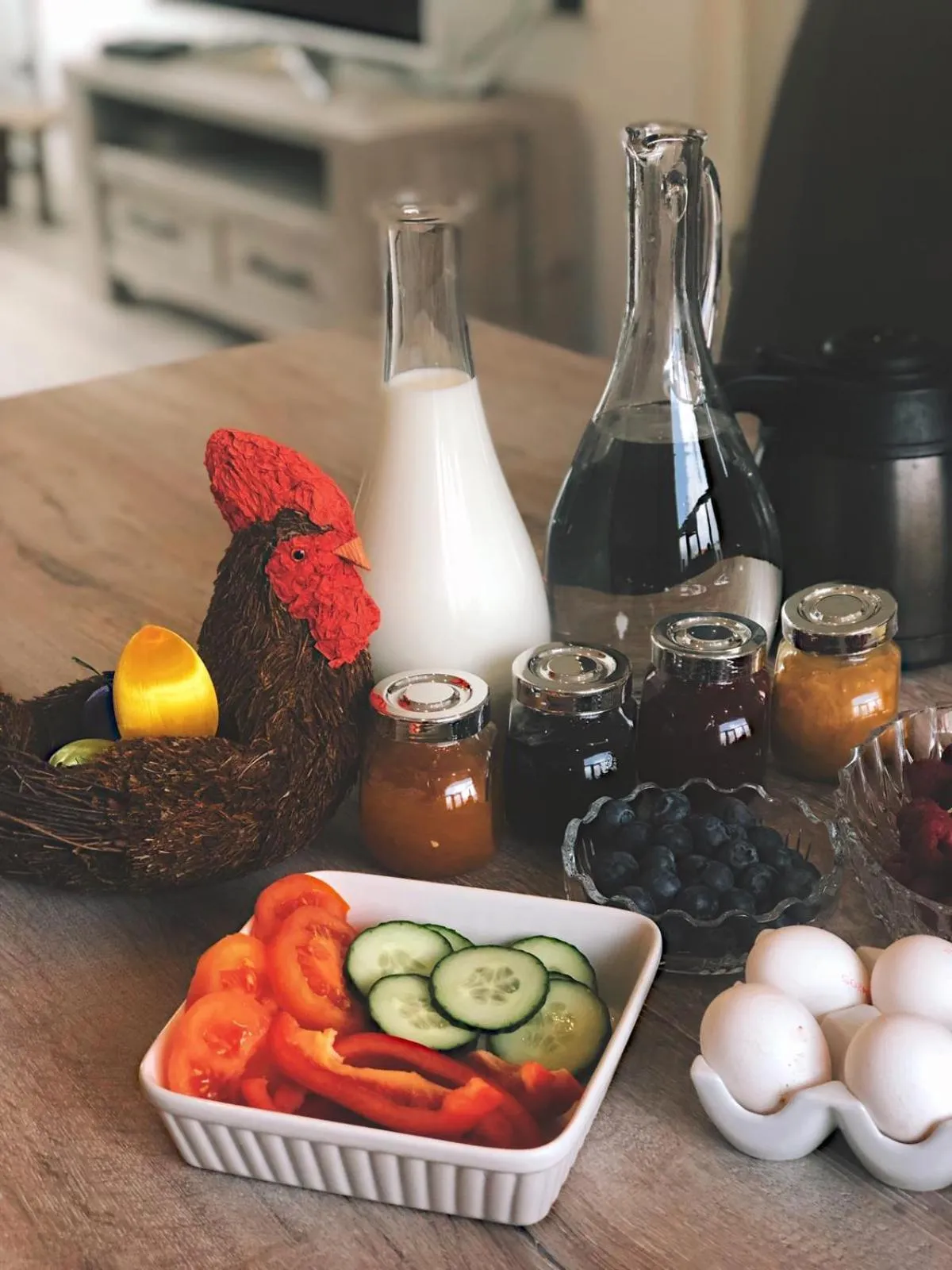 Continental breakfast in Westerschelde B&B