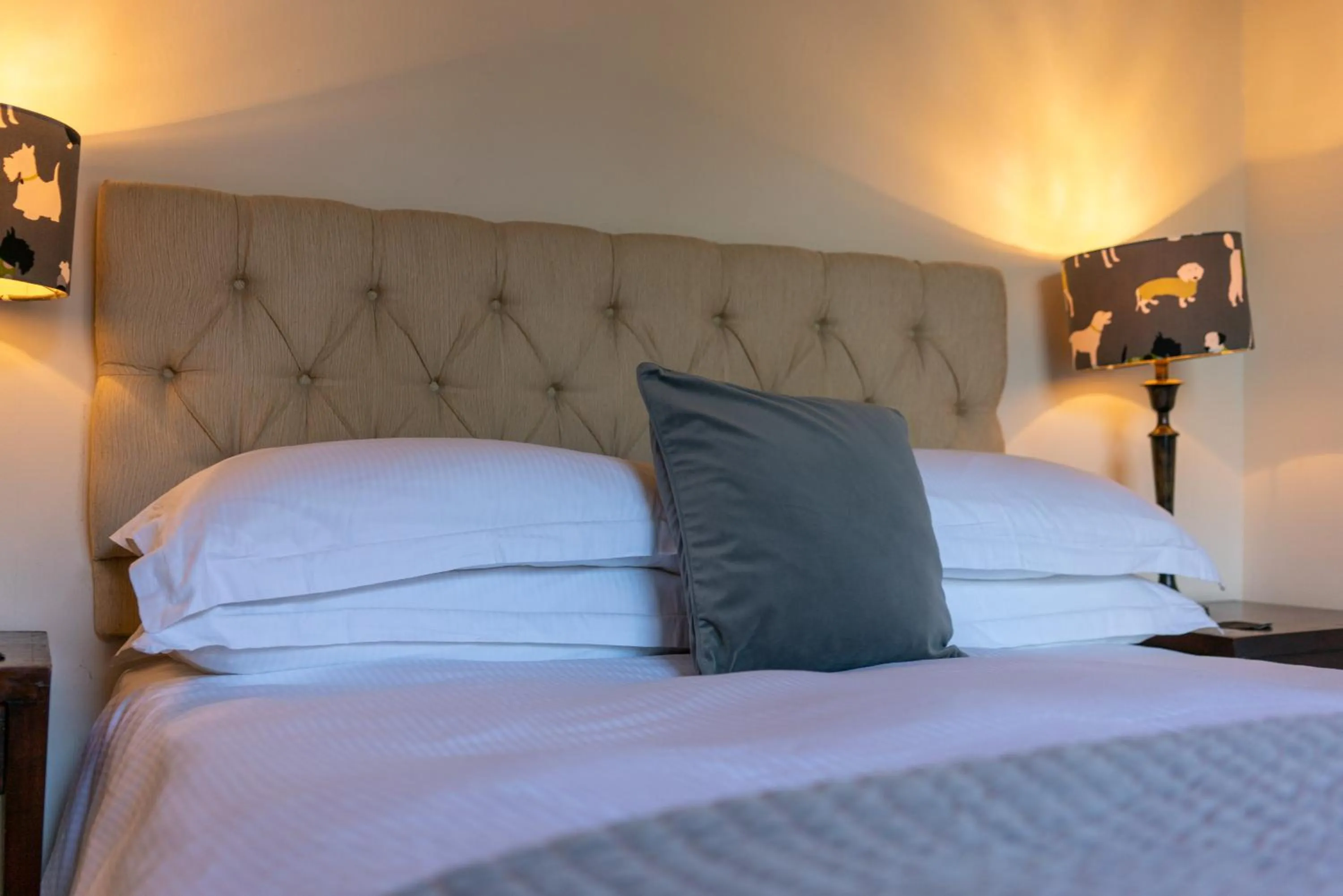 Bed in The Royal Oak Inn