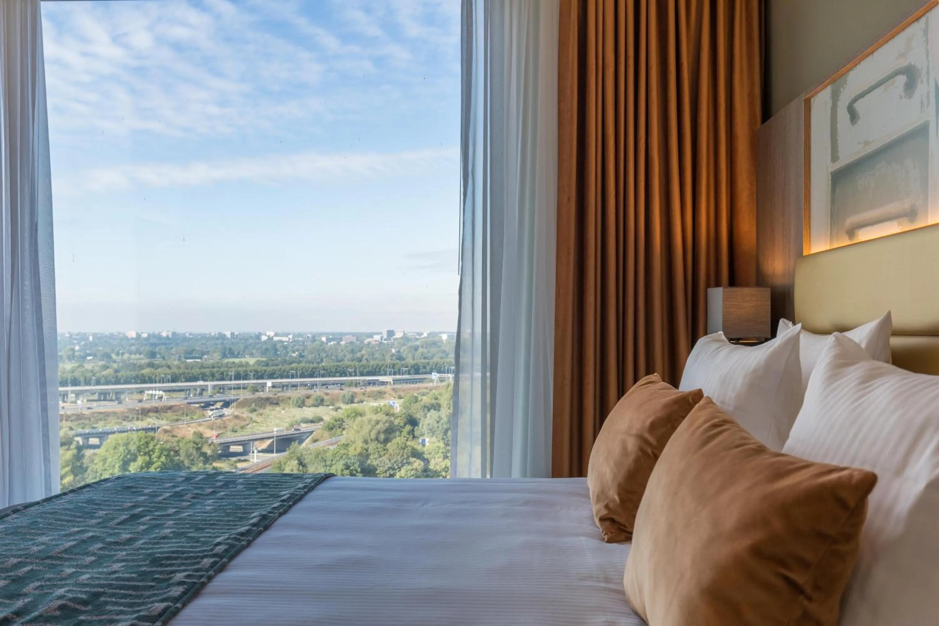 Bedroom, Bed in Leonardo Royal Hotel Amsterdam