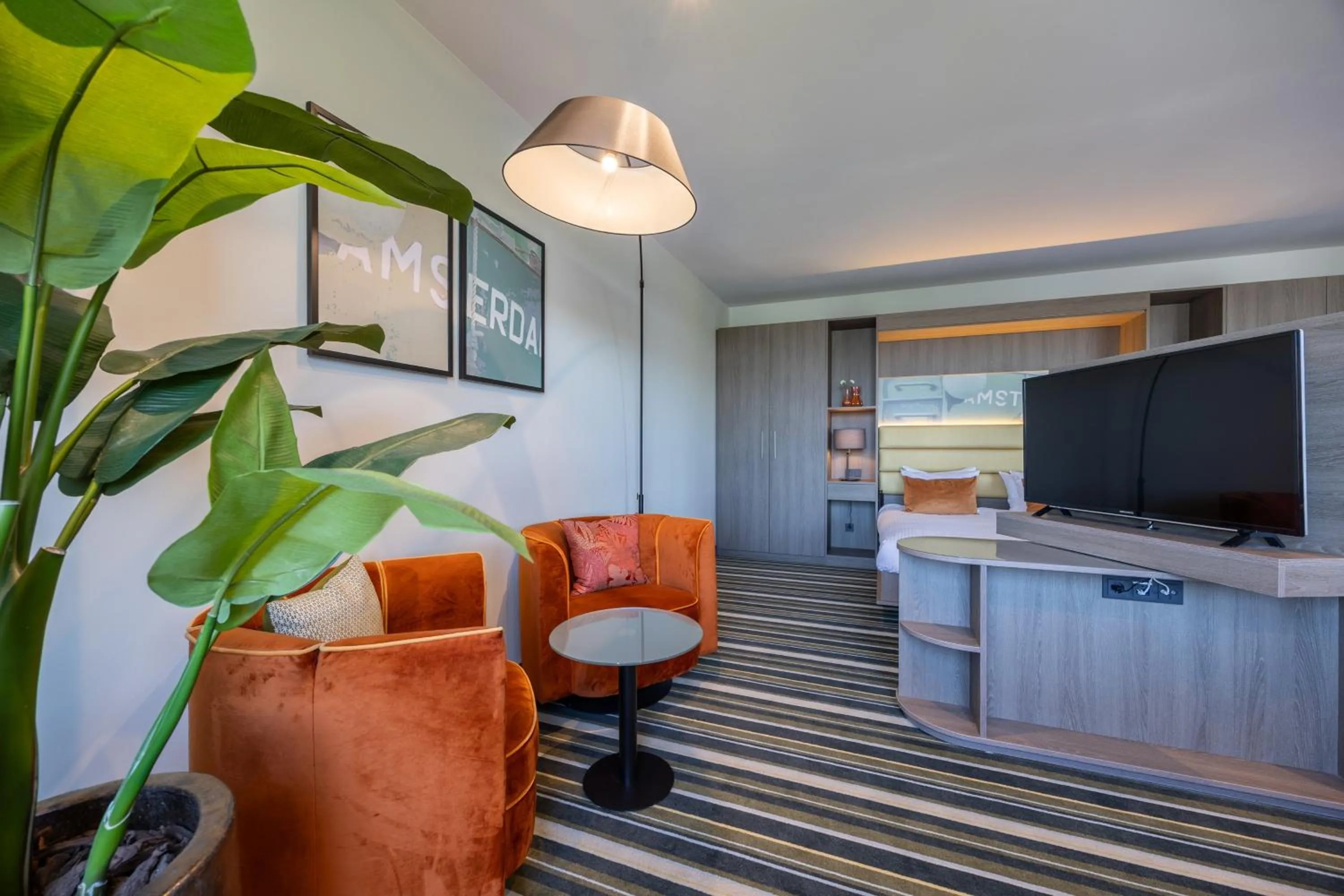 Photo of the whole room in Leonardo Royal Hotel Amsterdam