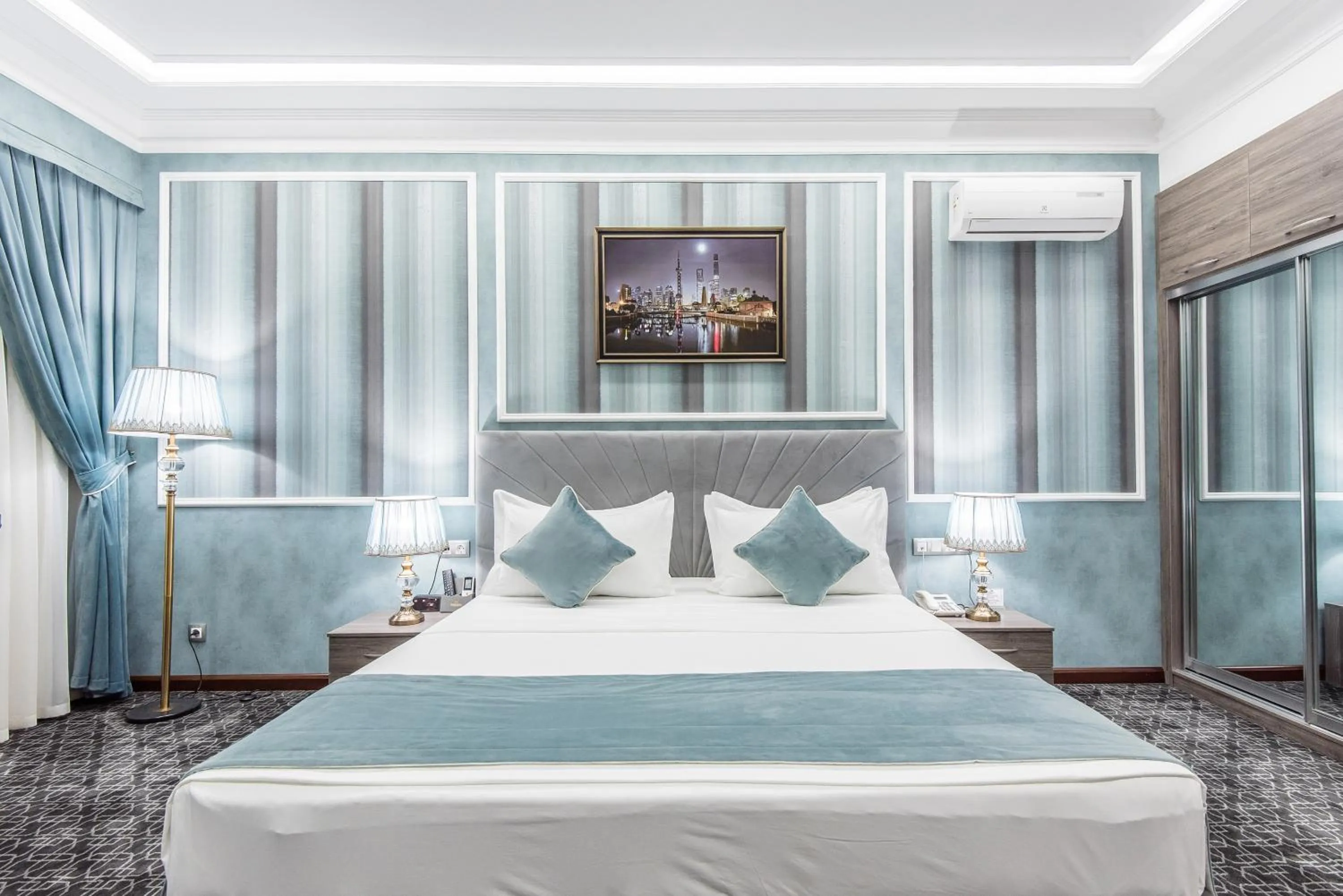 Photo of the whole room, Bed in The Royal Mezbon Hotel & SPA