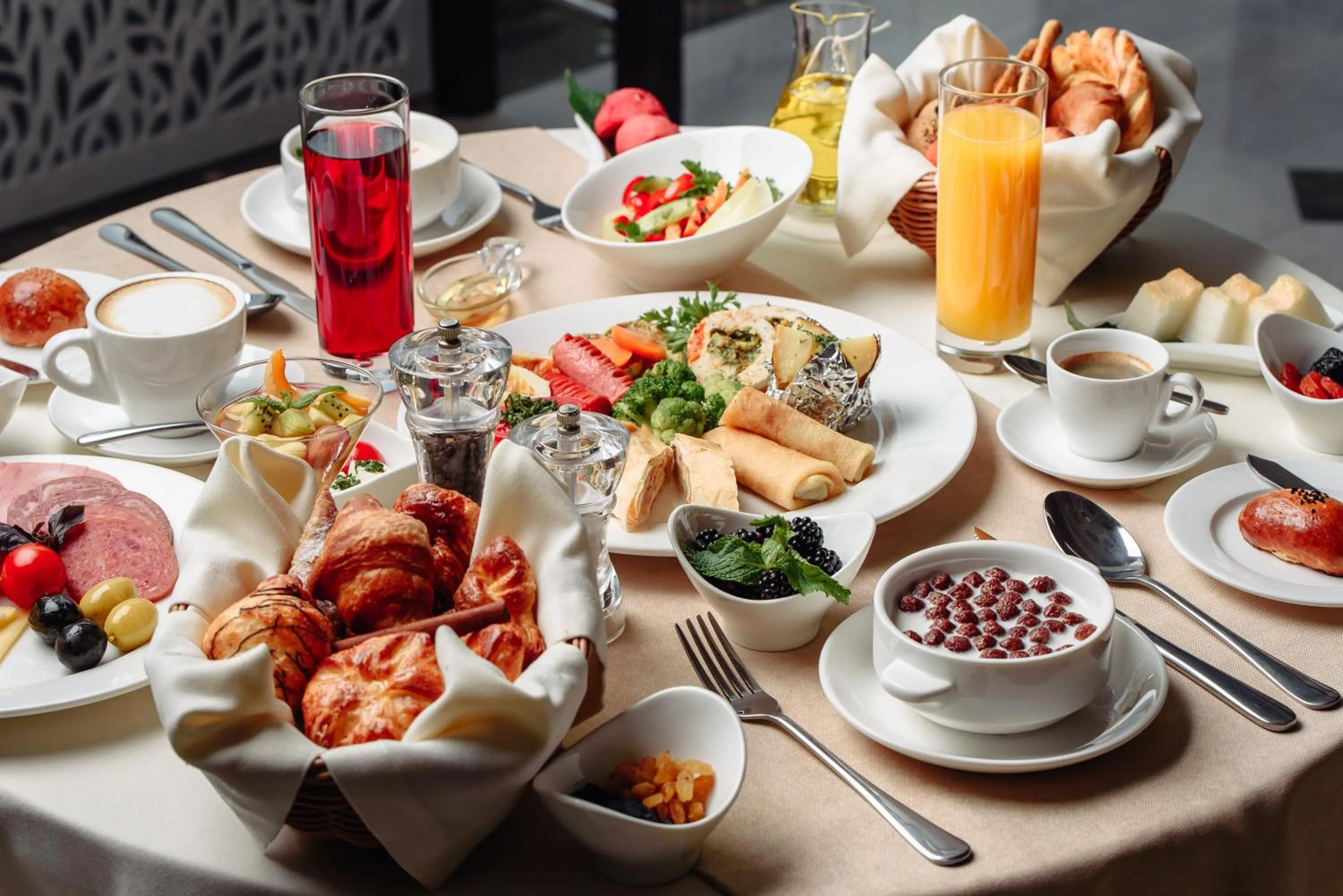 Breakfast in The Royal Mezbon Hotel & SPA