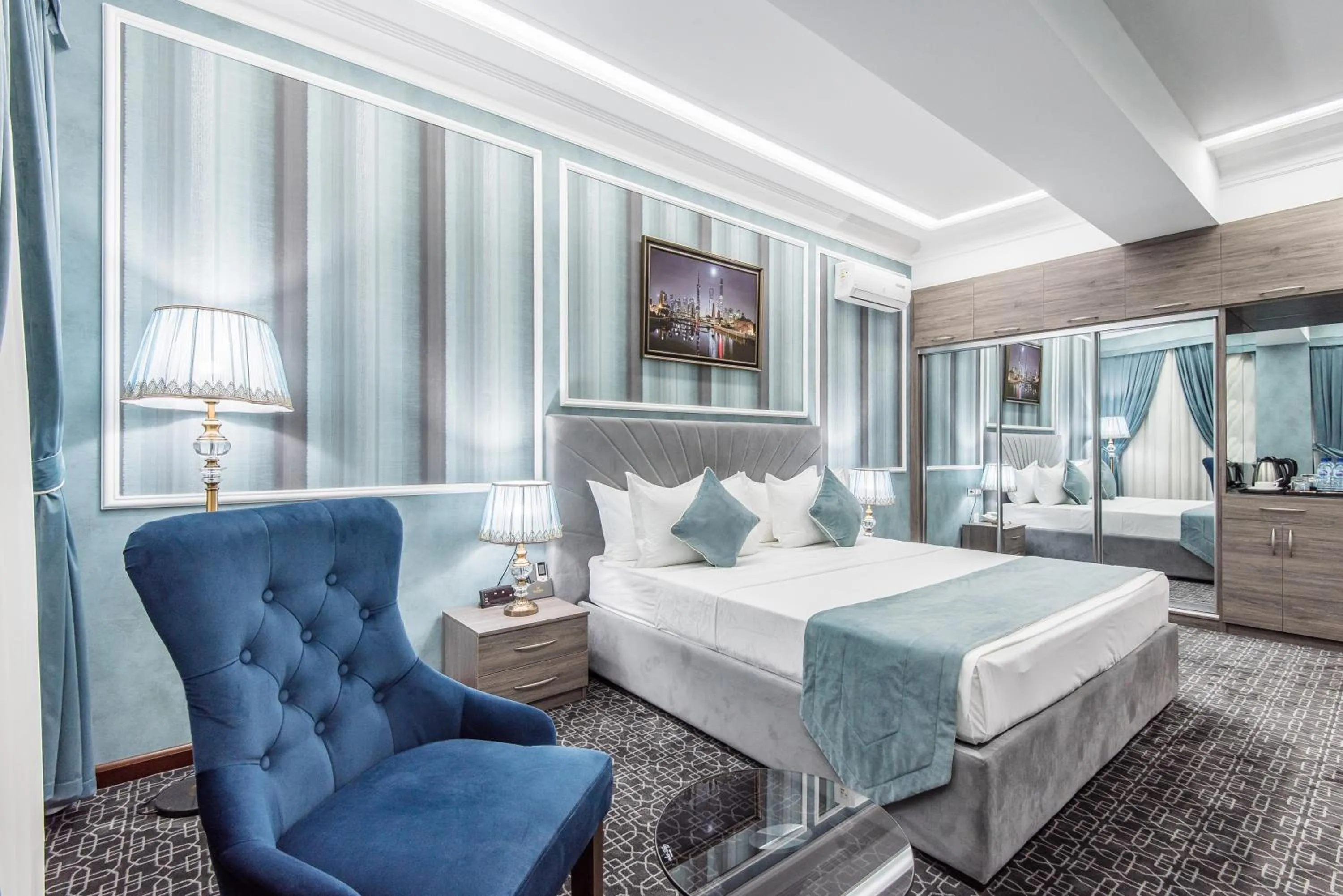 Photo of the whole room, Bed in The Royal Mezbon Hotel & SPA