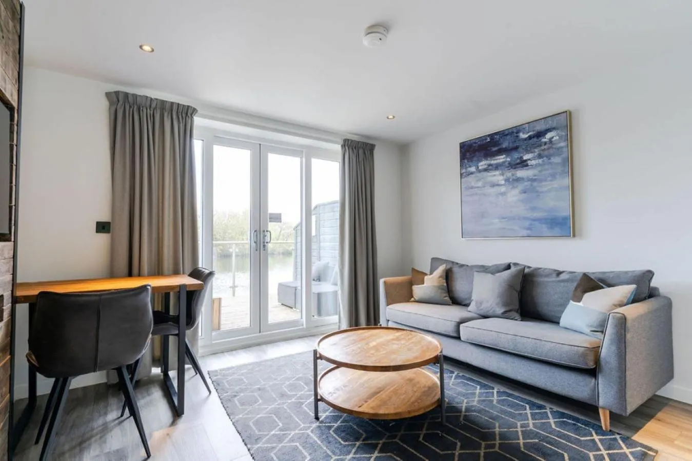 Living room in Retallack Resort by Away Resorts