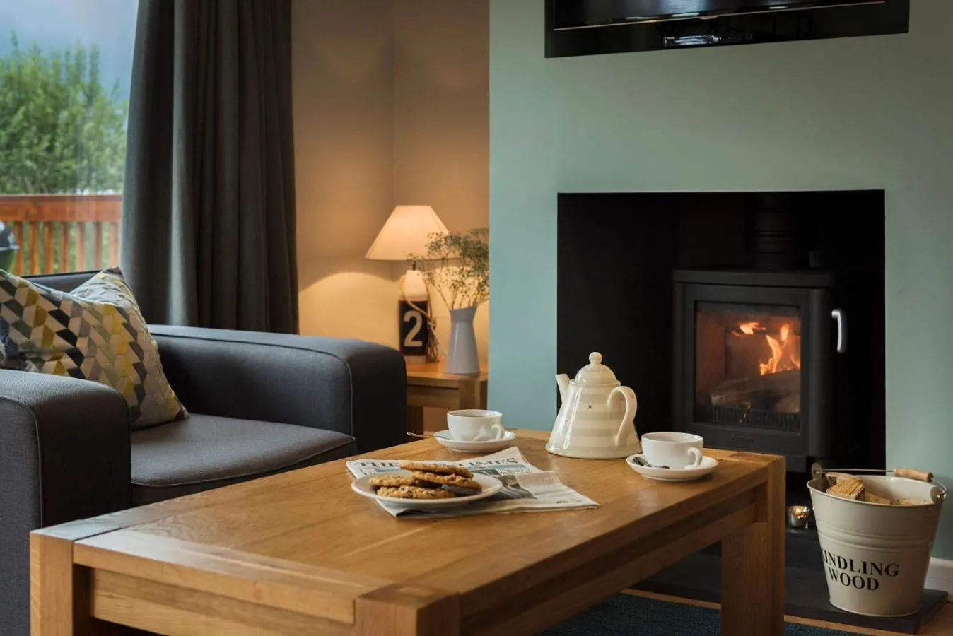 Living room in Retallack Resort