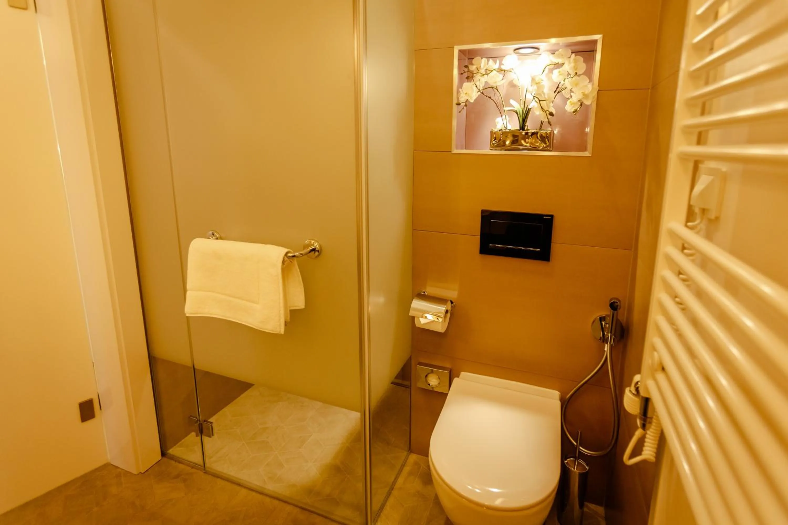 Shower in Jurmala Golf Club&Hotel