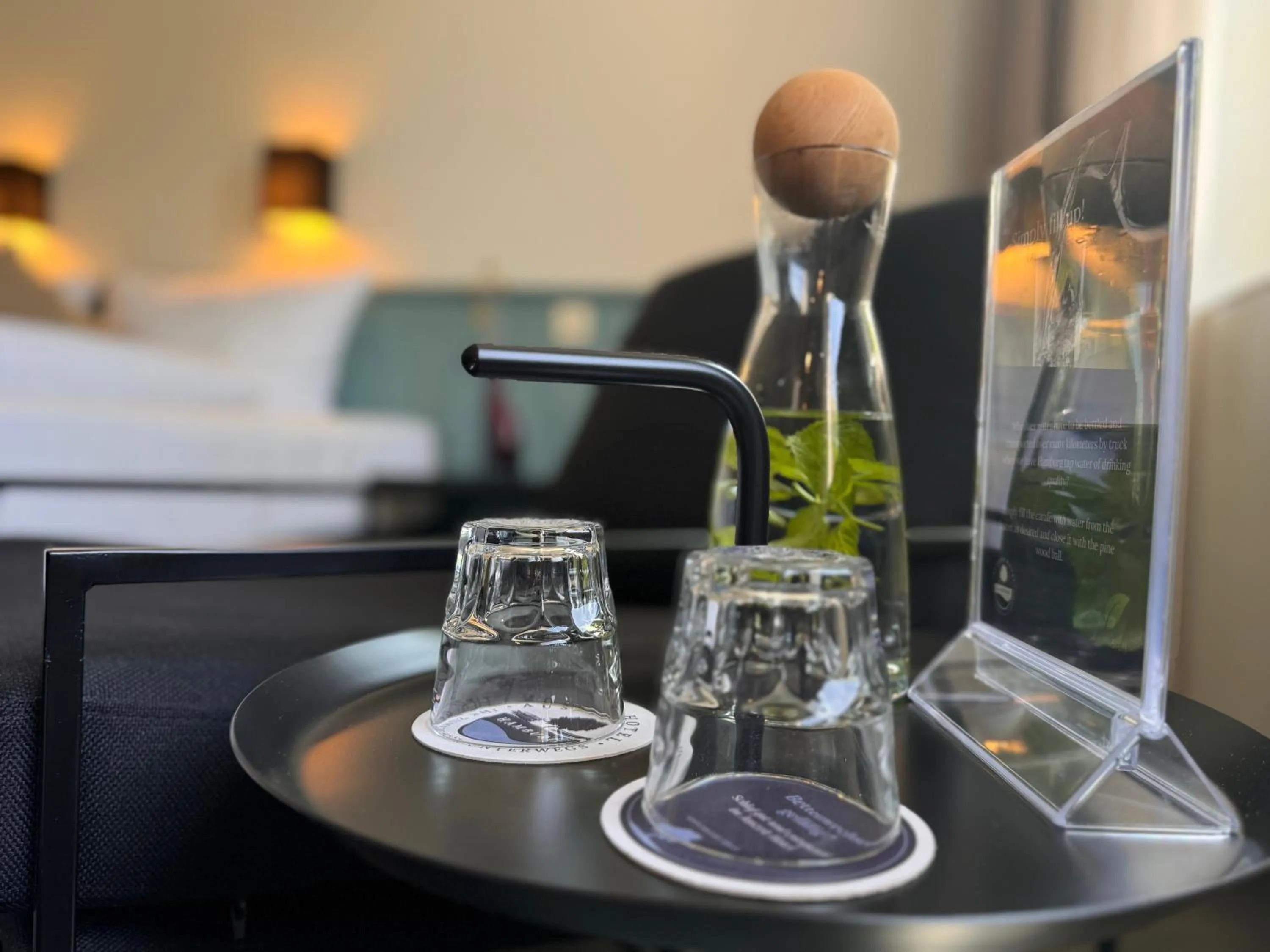 Food and drinks, Bed in Auszeit Hotel Hamburg