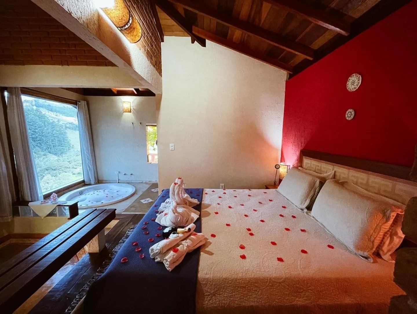 Bed in Pousada Espelho Dagua