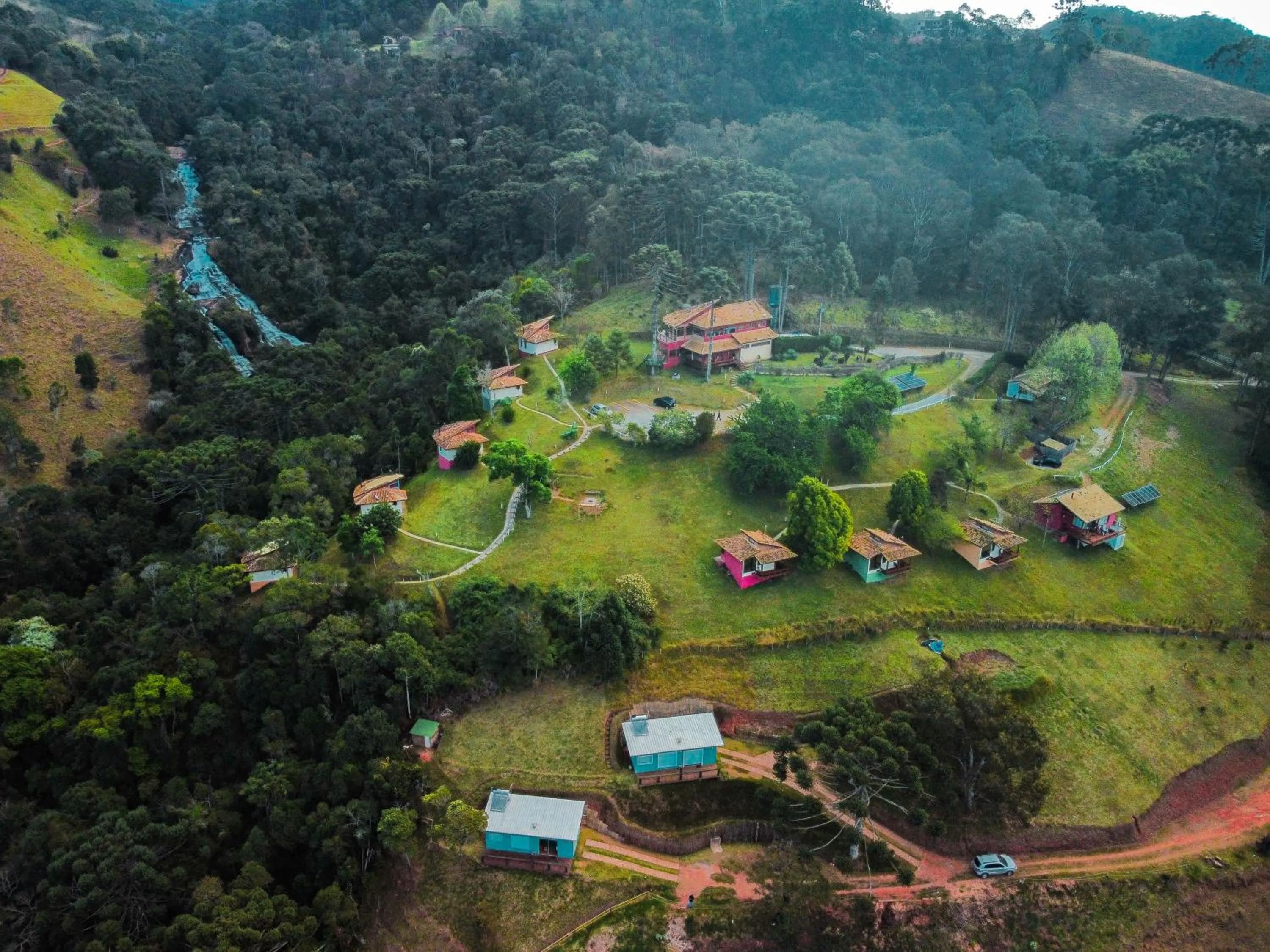 Bird's eye view in Pousada Espelho Dagua