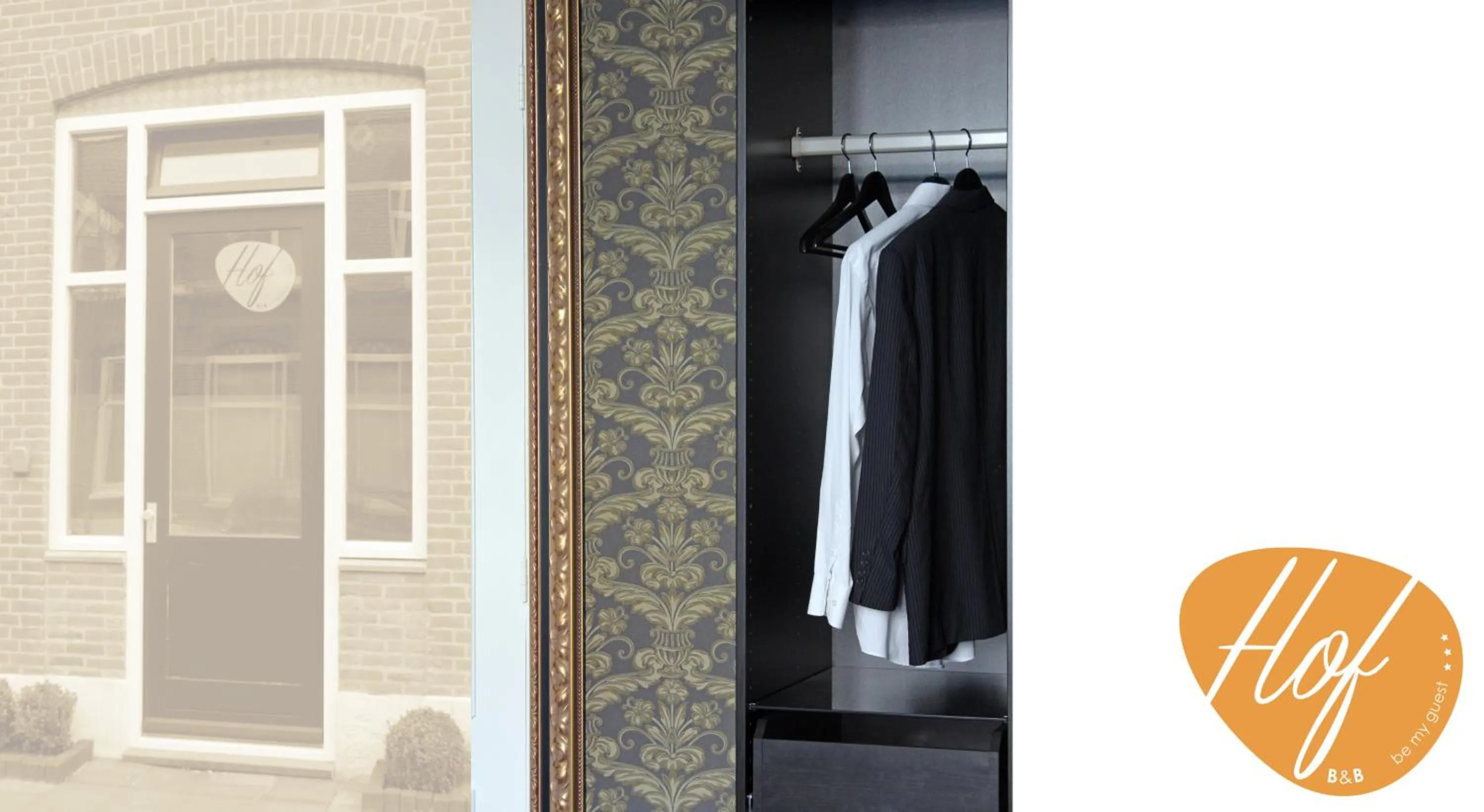 Decorative detail in Hof, a luxury B&B in the center of Eindhoven