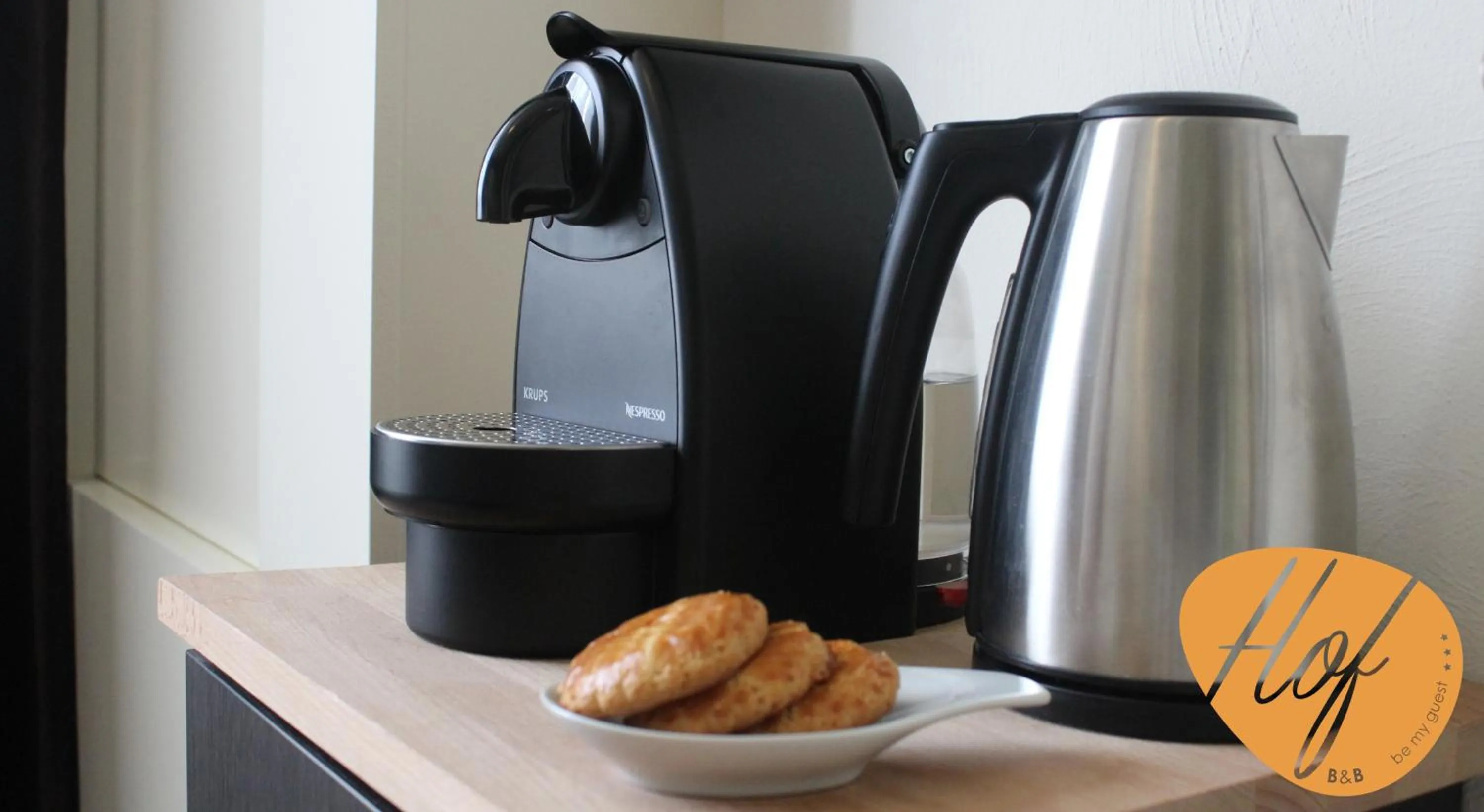 Coffee/tea facilities in Hof, a luxury B&B in the center of Eindhoven
