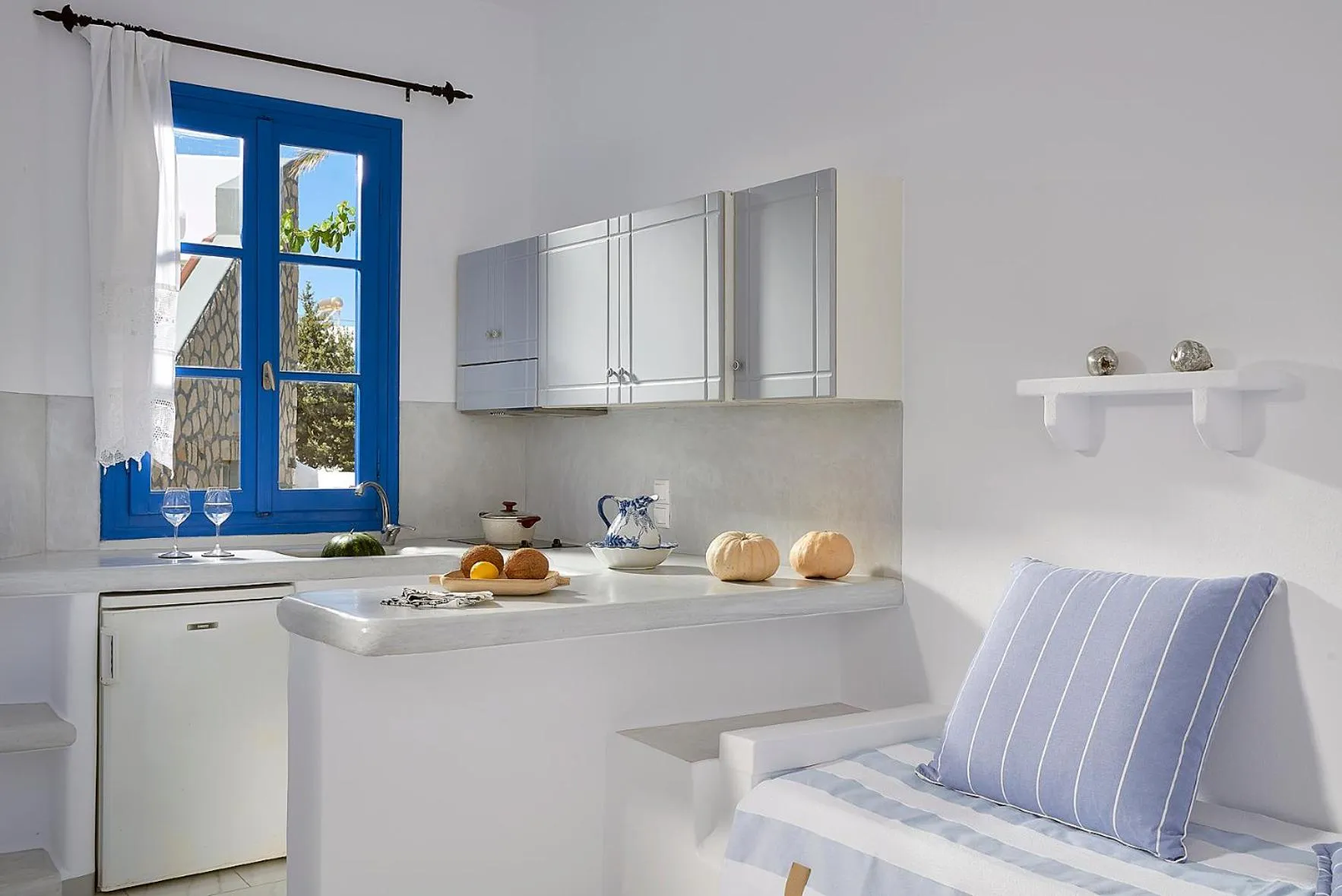 Kitchen or kitchenette in Elia Studios Pollonia