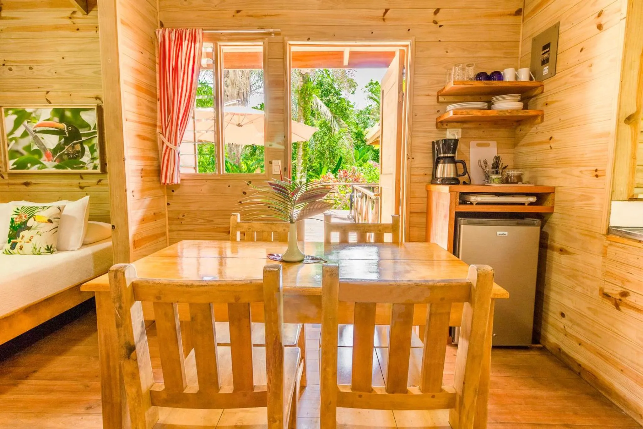 Kitchen or kitchenette in Hotel El Mono Feliz