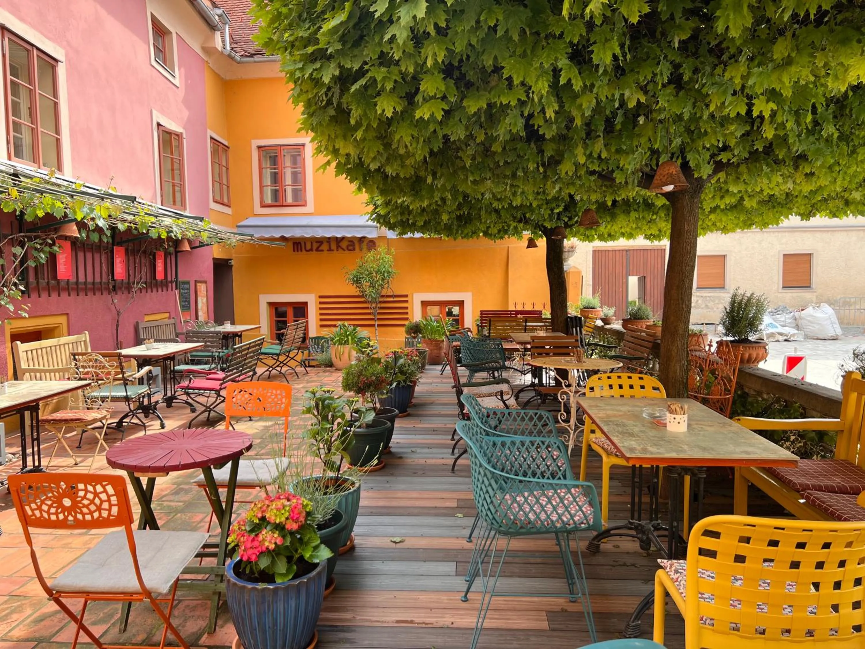 Patio in MuziKafe - Home of Culture