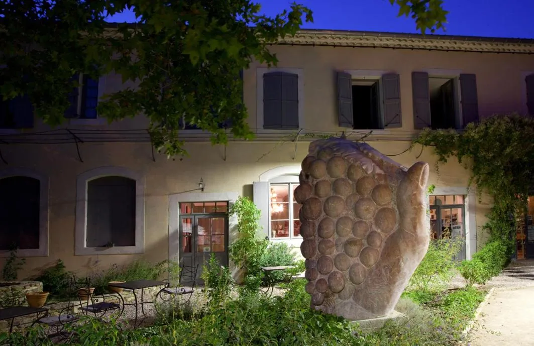 Garden in Logis Hotel - Restaurant La Marbrerie