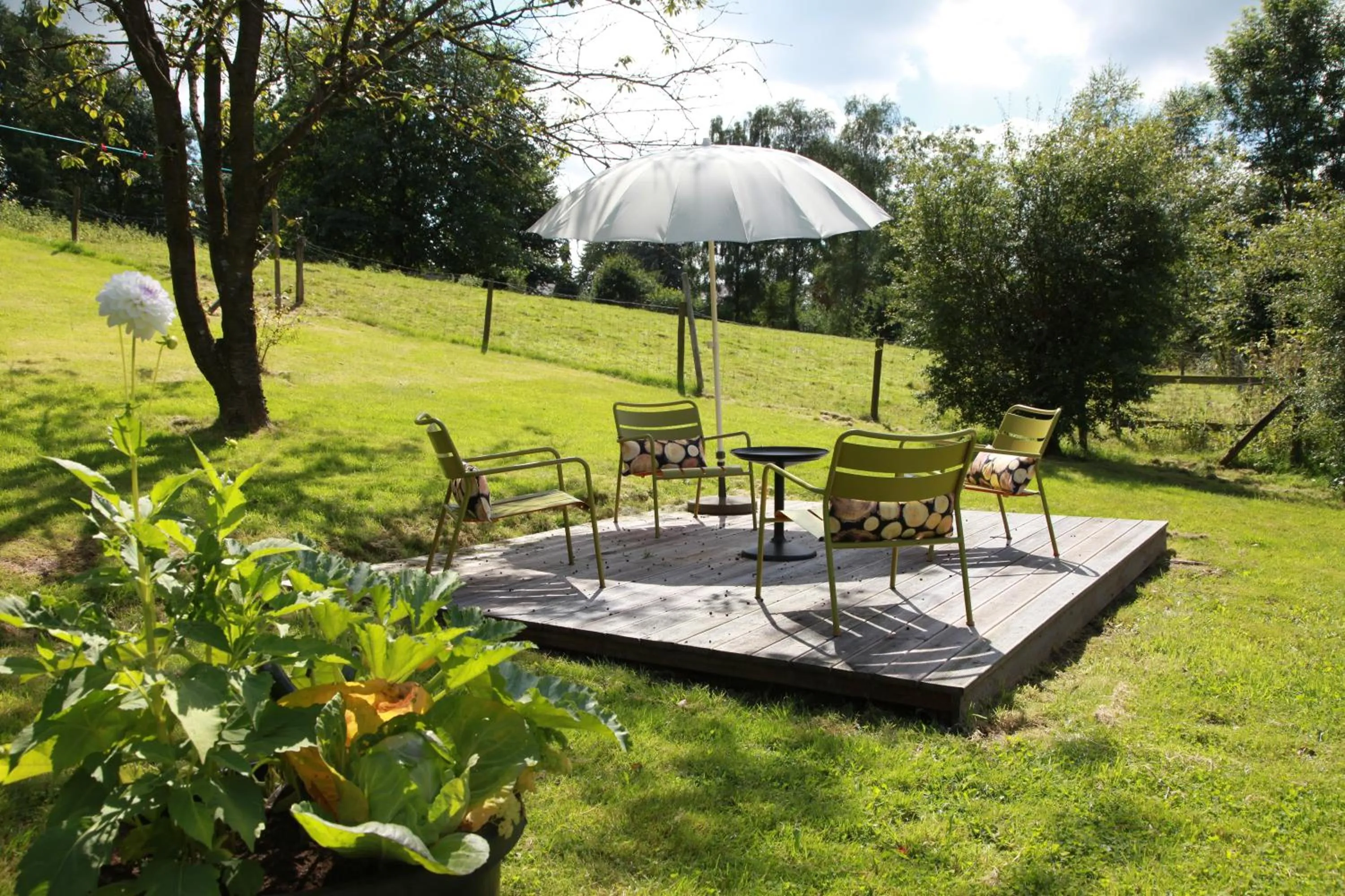 Garden in B&B Les Oiseaux de Passage