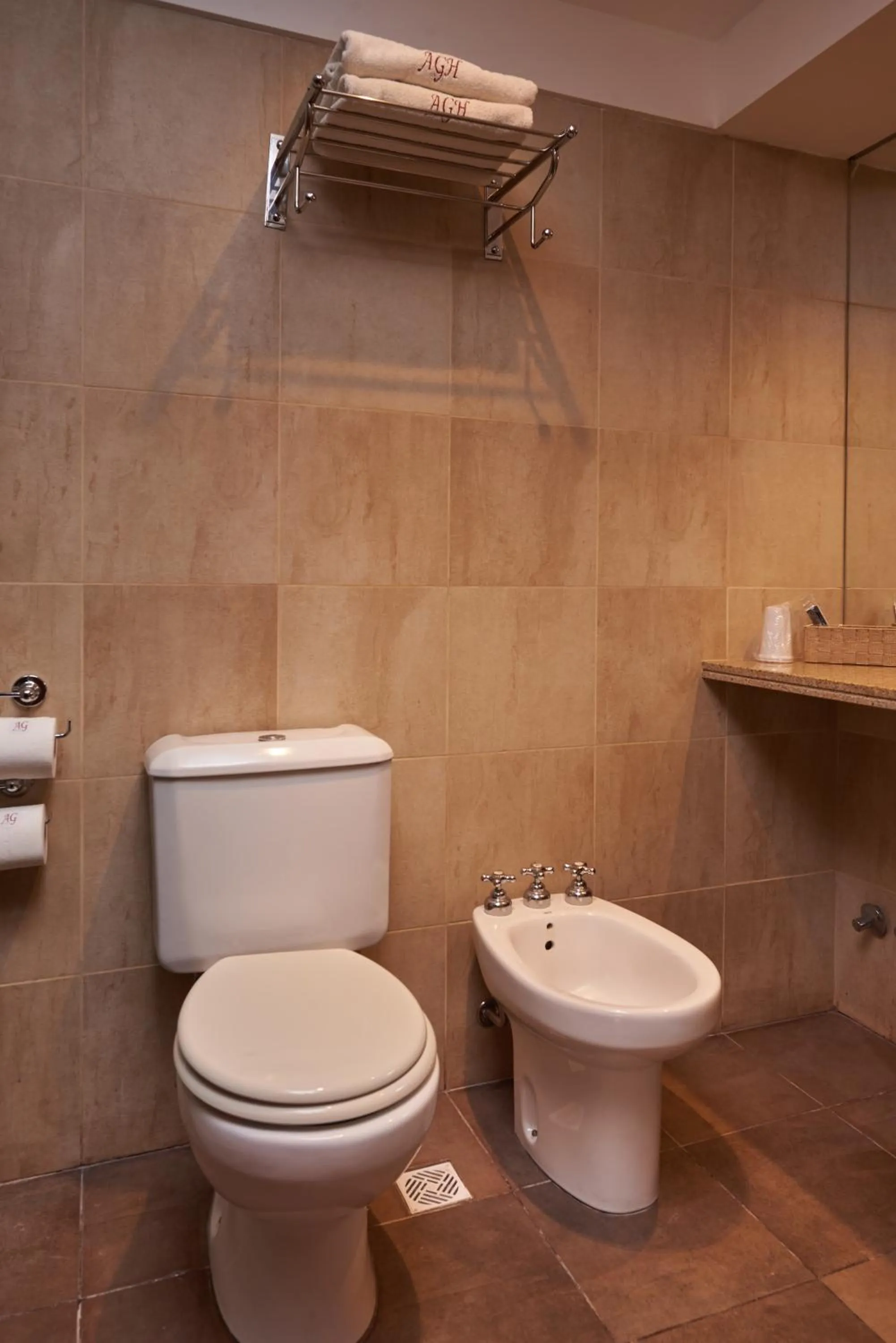 Bathroom in Altos de Guemes Hotel